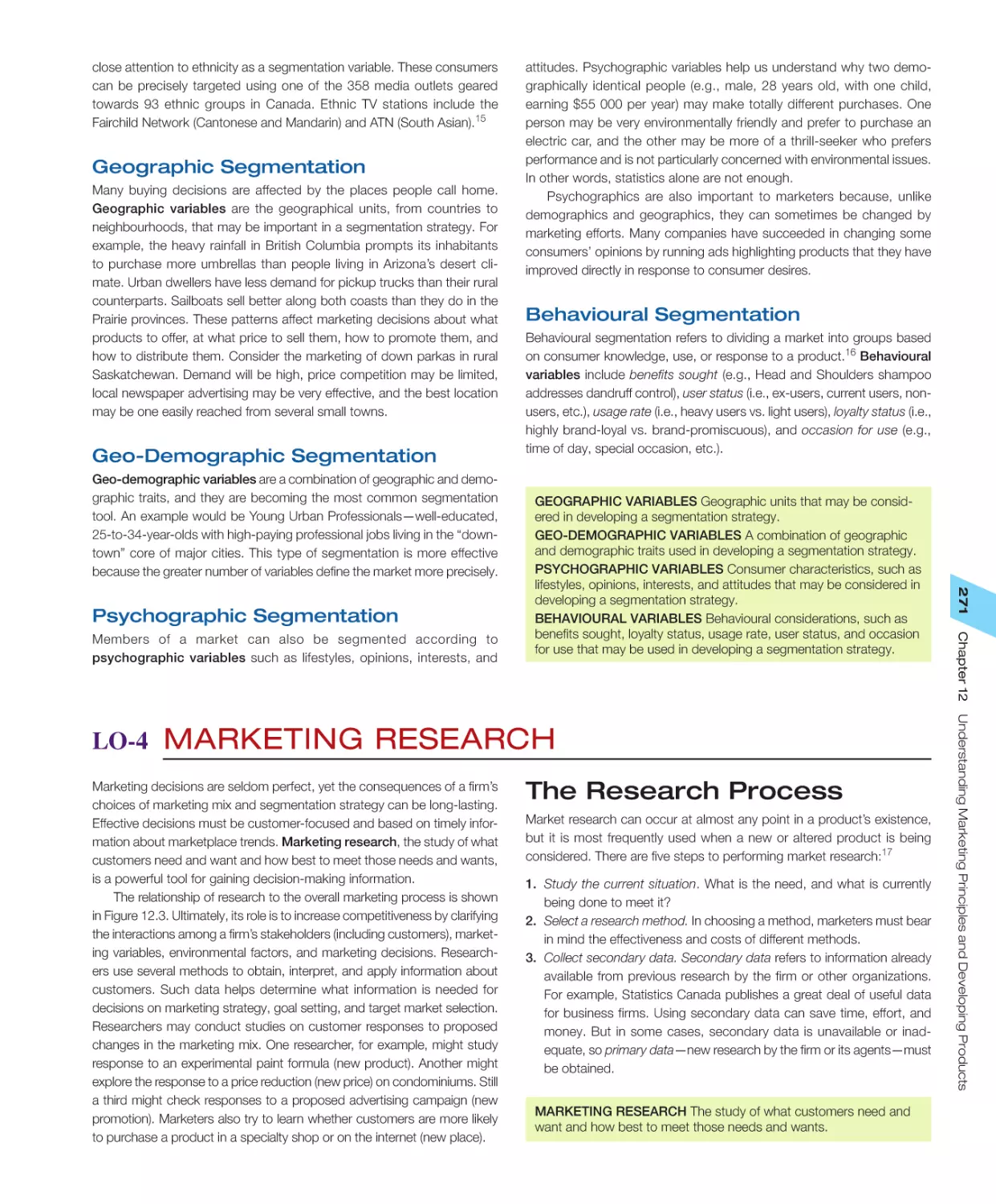 LO‐4 Marketing Research