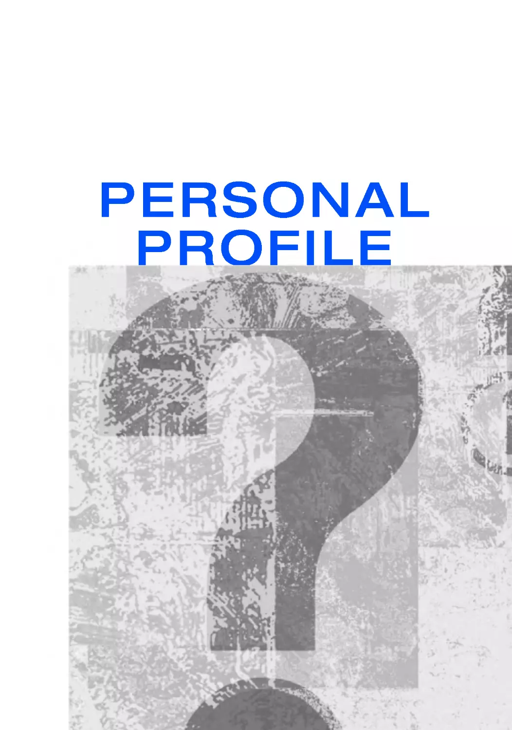 Personal Profile