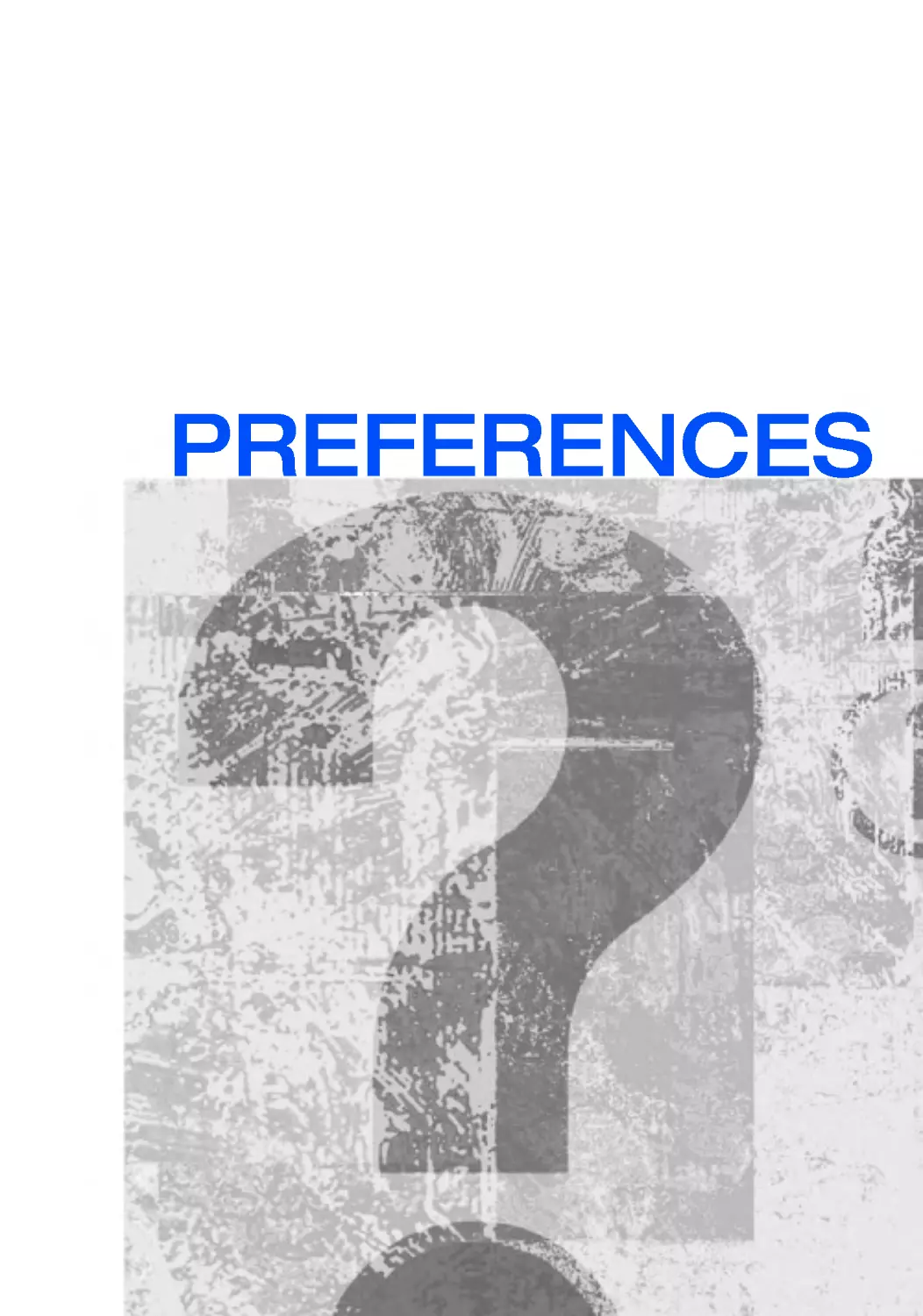 Preferences