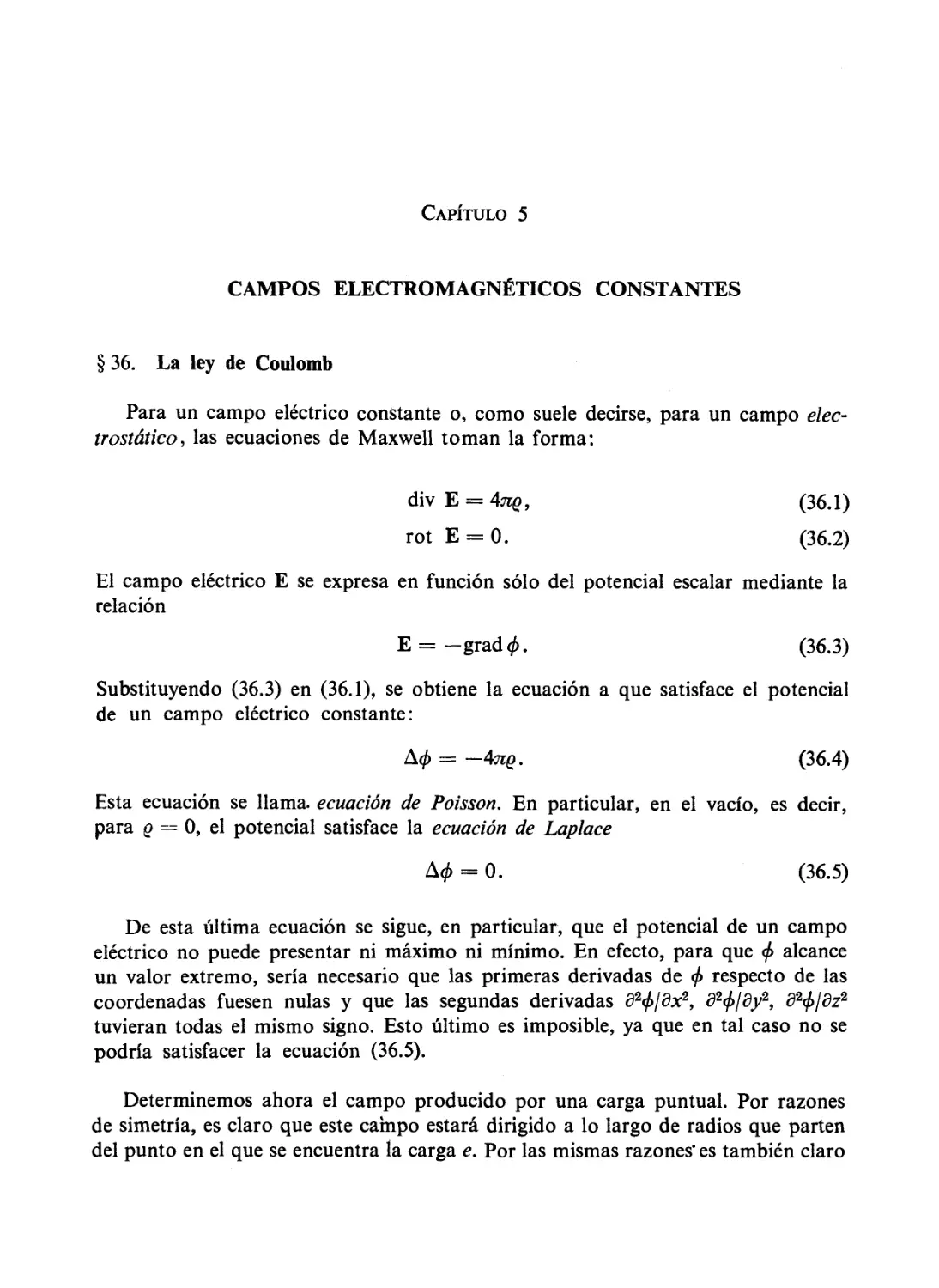 CAPÍTULO 5 . CAMPOS ELECTROMAGNÉTICOS CONSTANTES