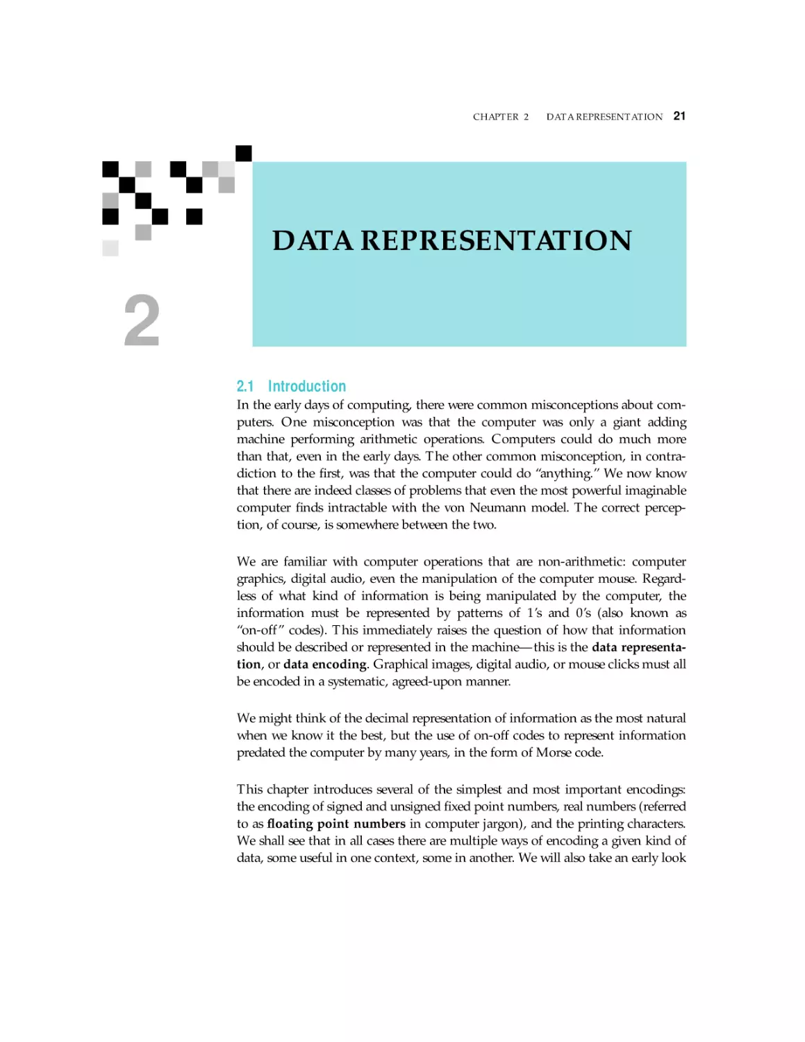 2. DATA REPRESENTATION