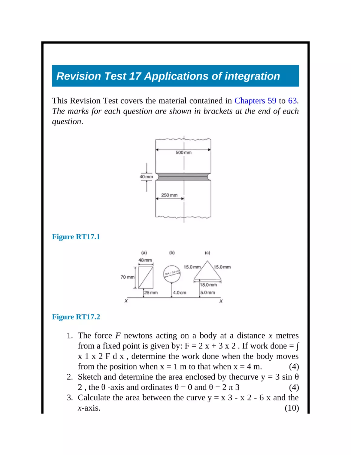Revision Test 17