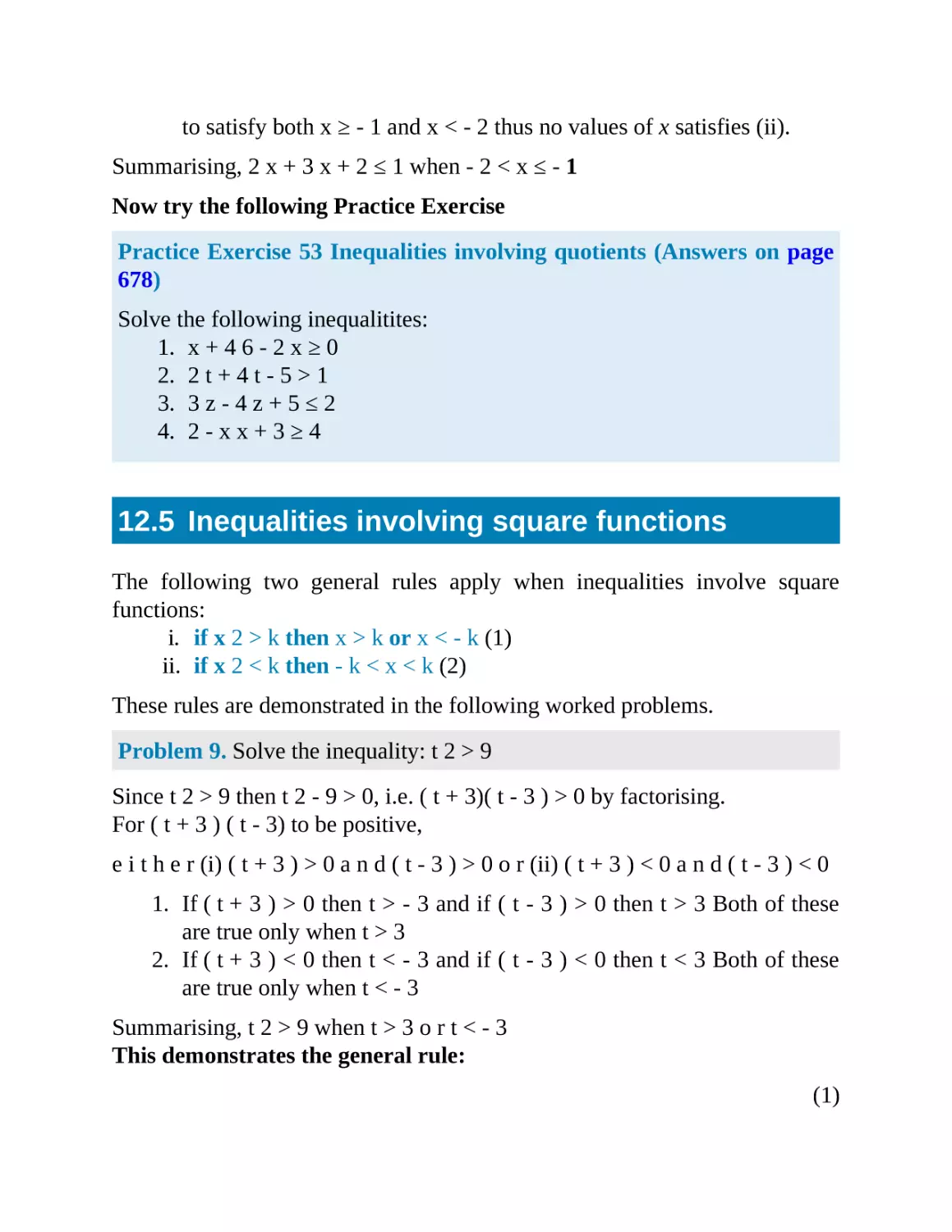 12.5 Inequalities involving square functions
