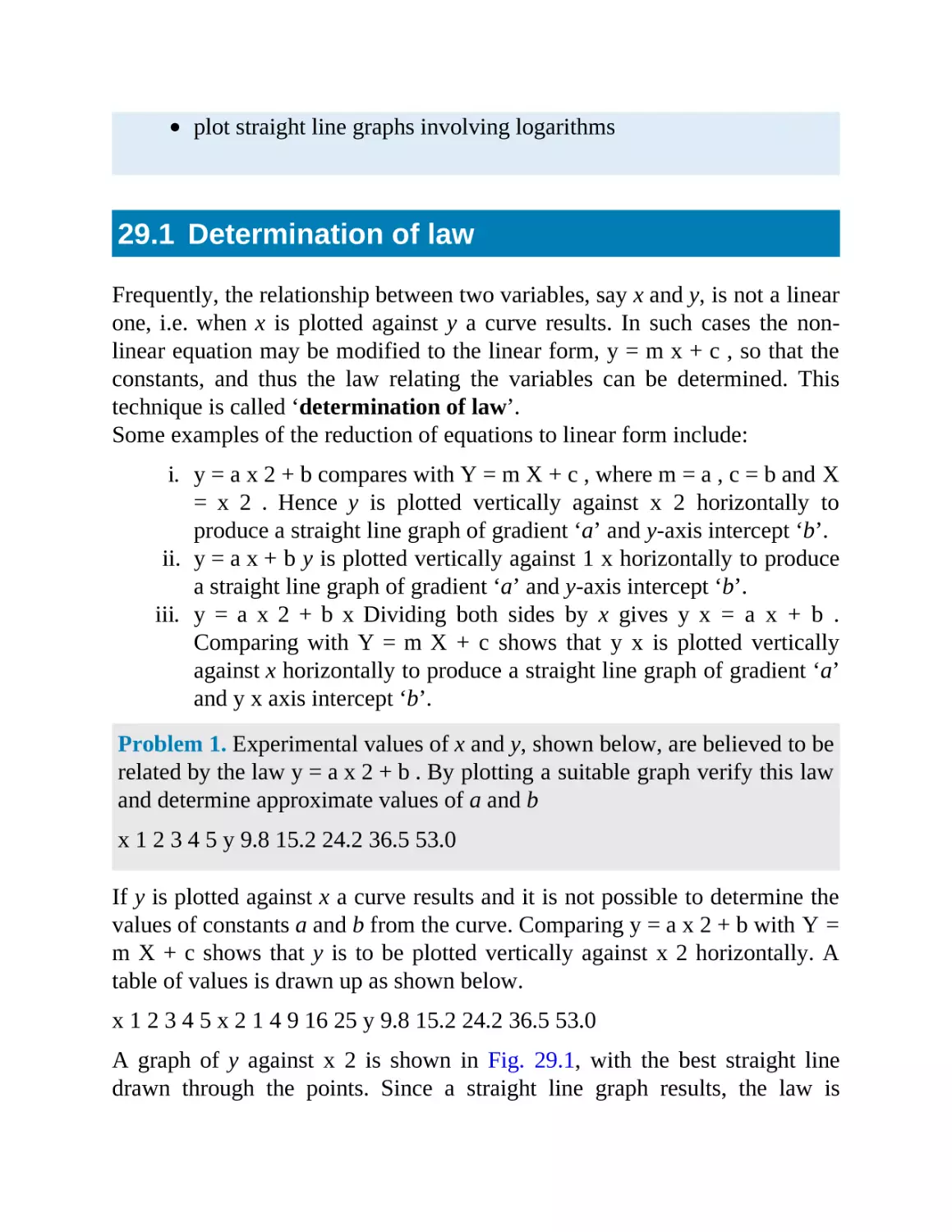 29.1 Determination of law