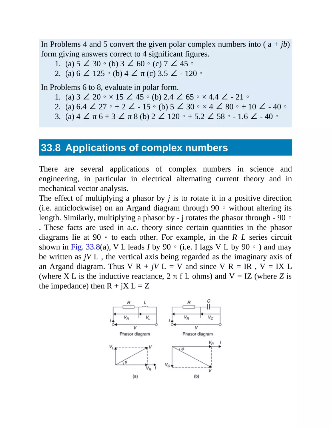 33.8 Applications of complex numbers