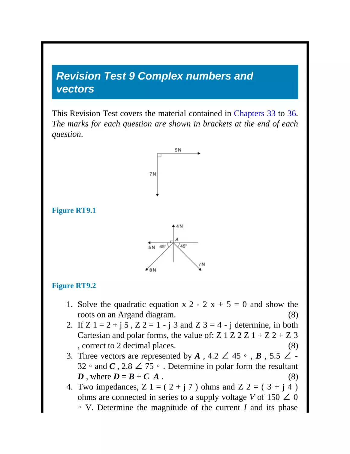 Revision Test 9