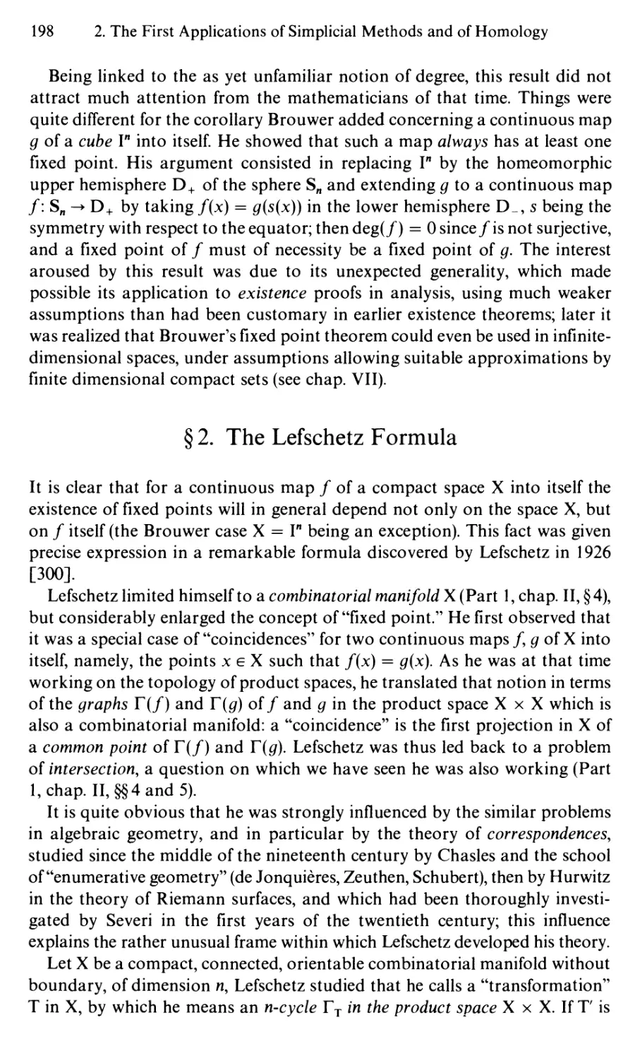 §2. The Lefschetz Formula