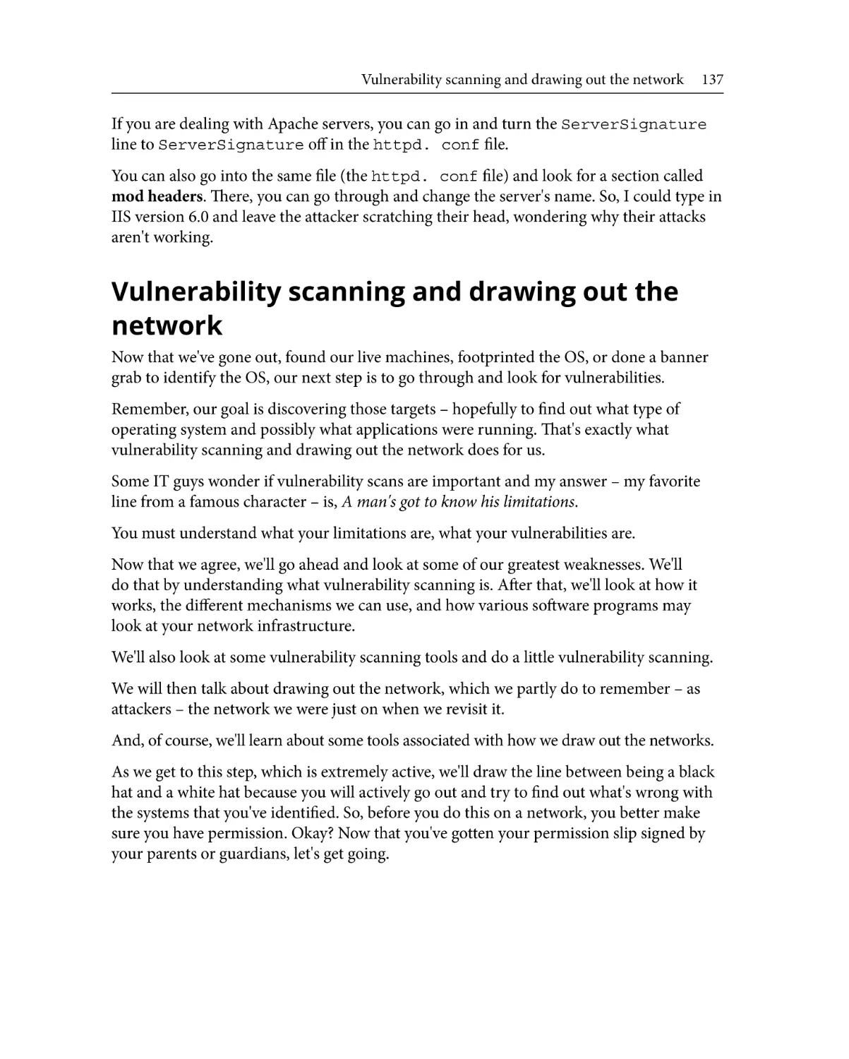 Vulnerability scanning and drawing out the network