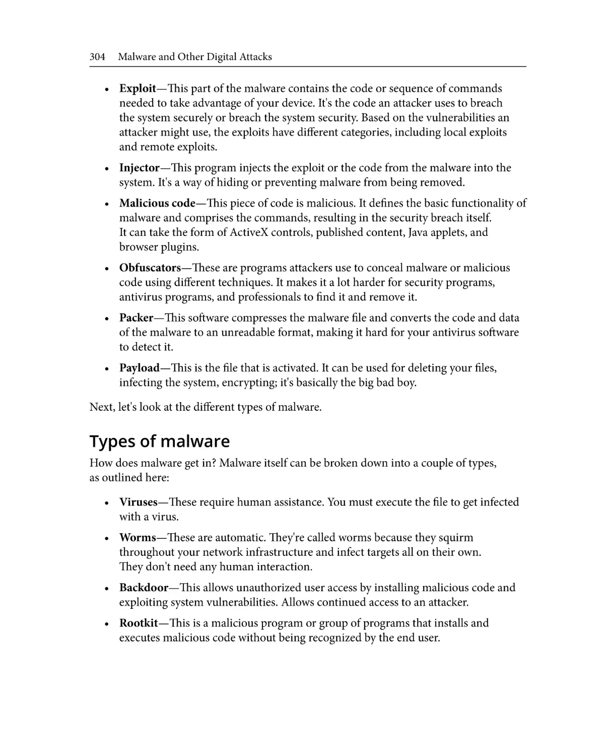 Types of malware