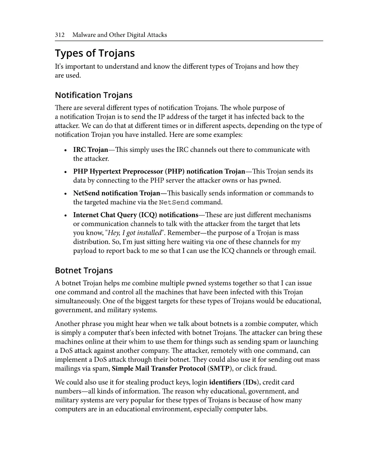 Types of Trojans