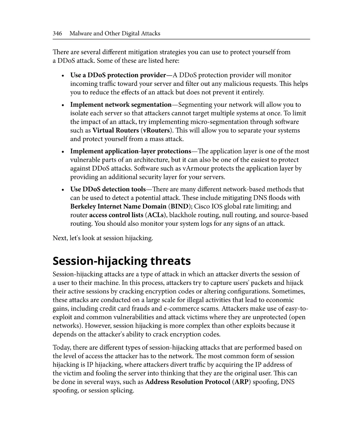 Session-hijacking threats