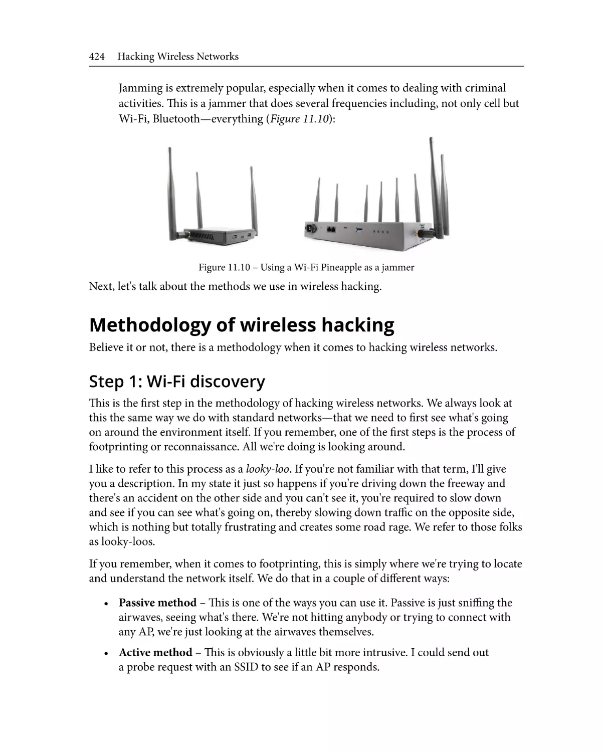 Methodology of wireless hacking
Step 1