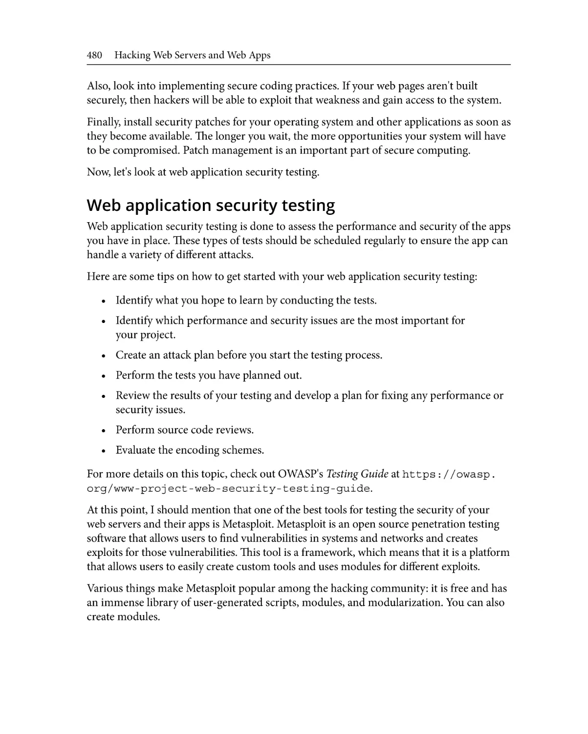 Web application security testing