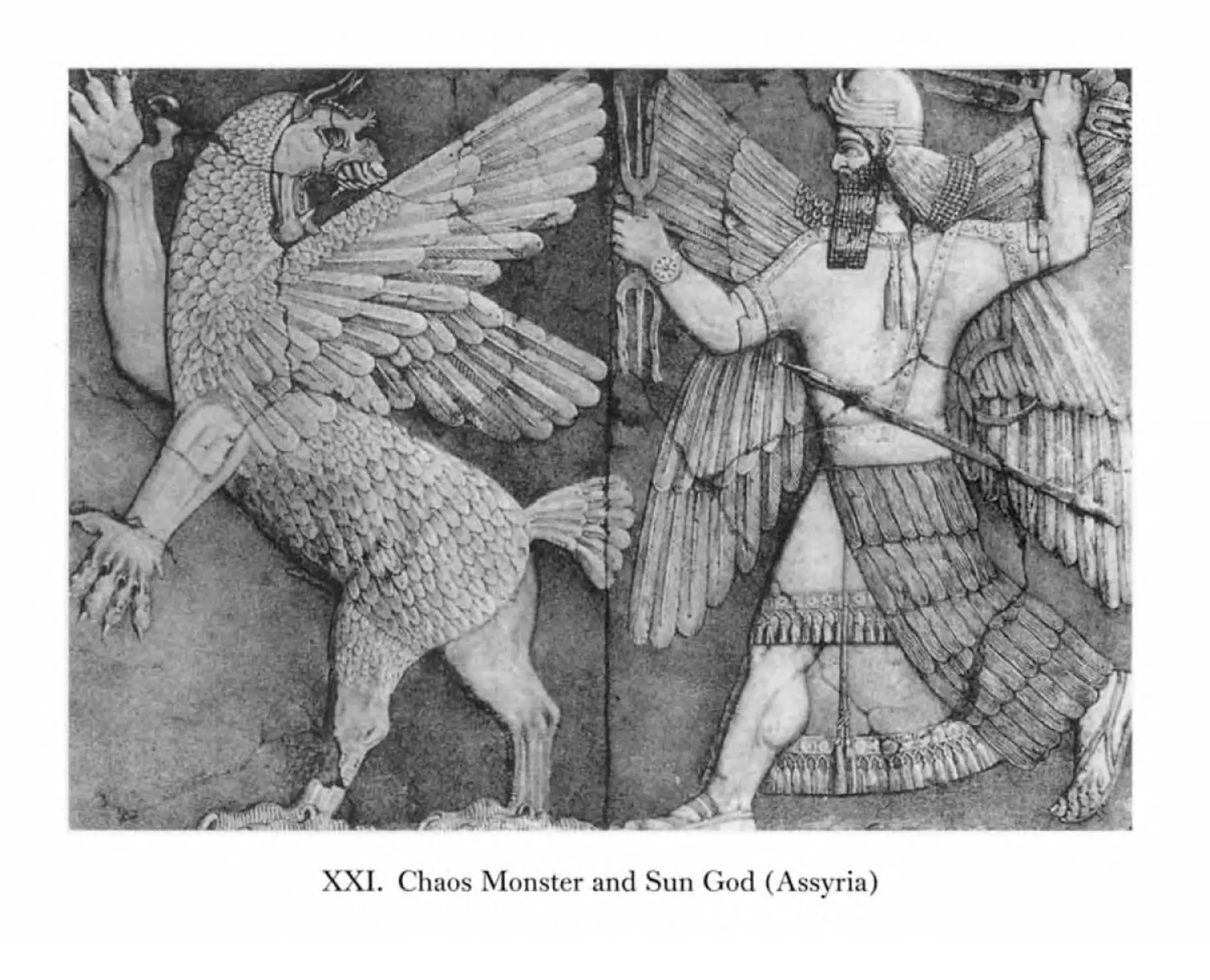 XXI  Chaos Monster and Sun God (Assyria)