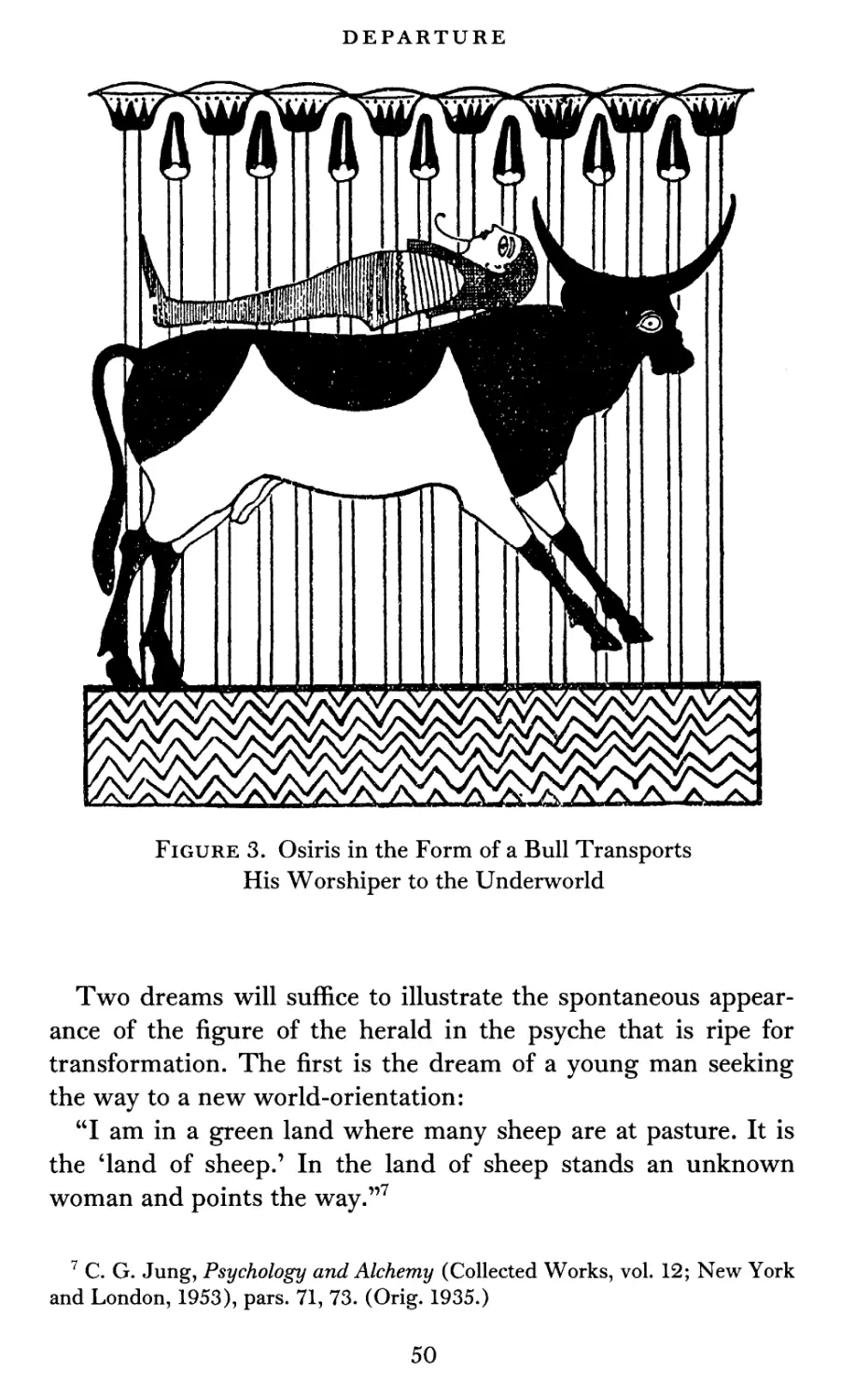 3  Osiris in the Form of a Bull Transports His Worshiper to the Underworld