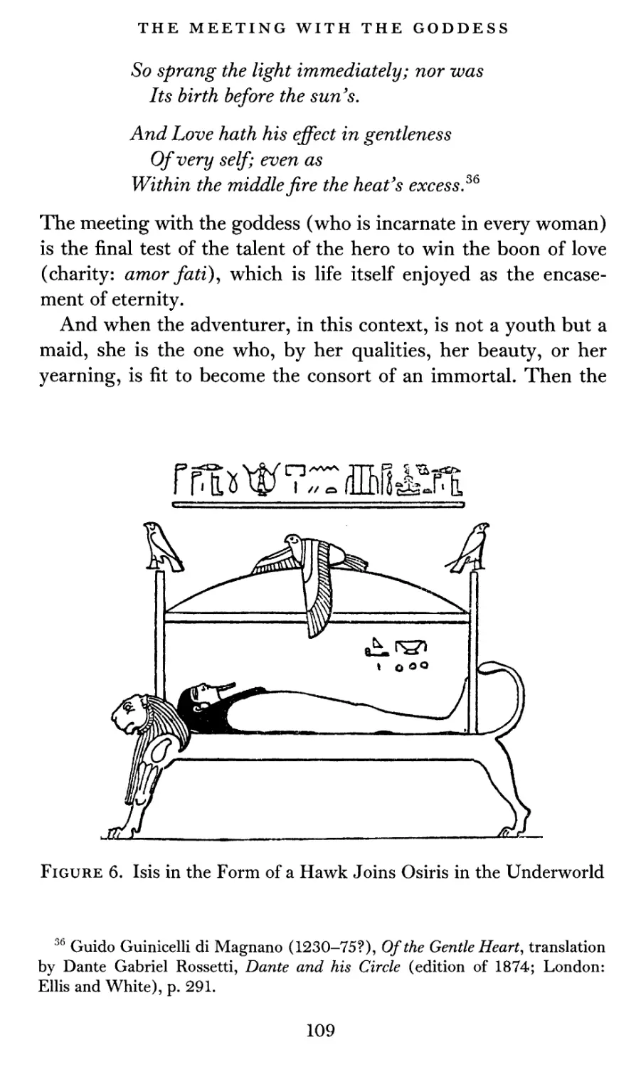 6  Isis in the Form of a Hawk Joins Osiris in the Underworld