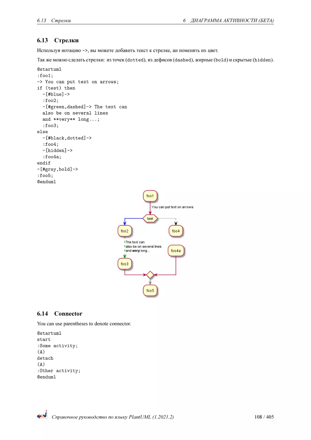 Стрелки
Connector