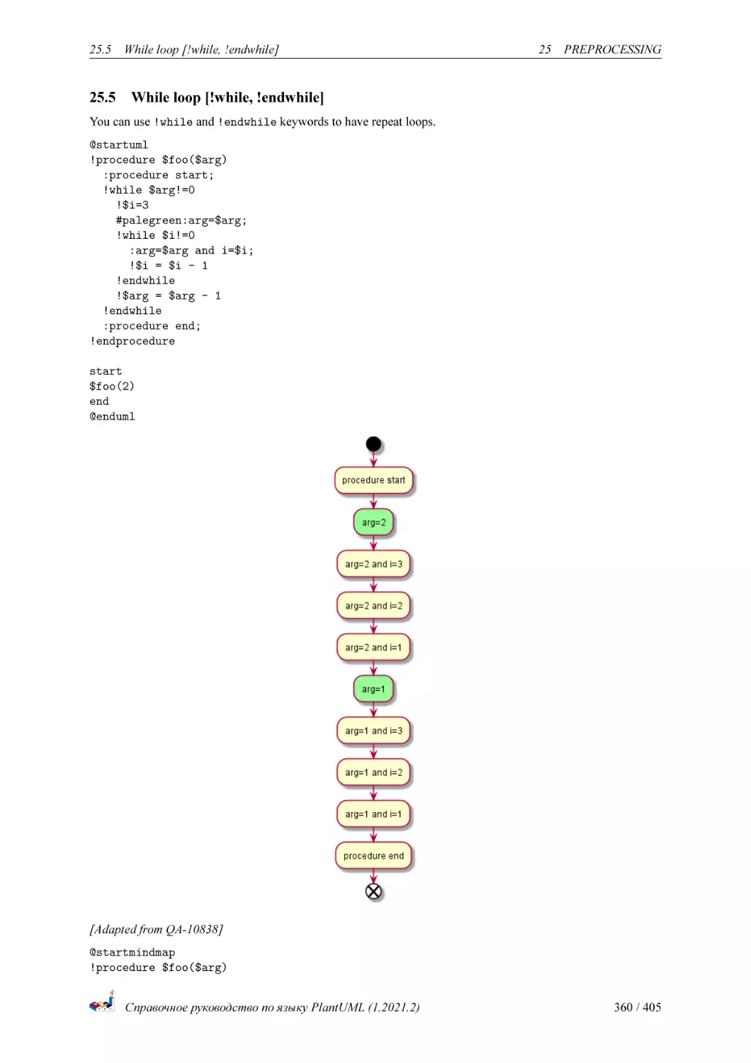 While loop [!while, !endwhile]