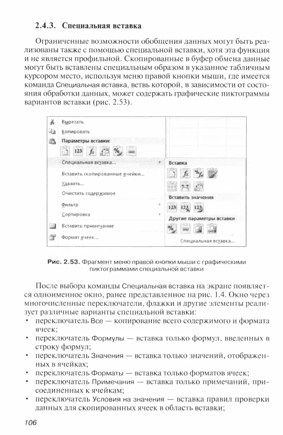 2.4.3. Специальная вставка