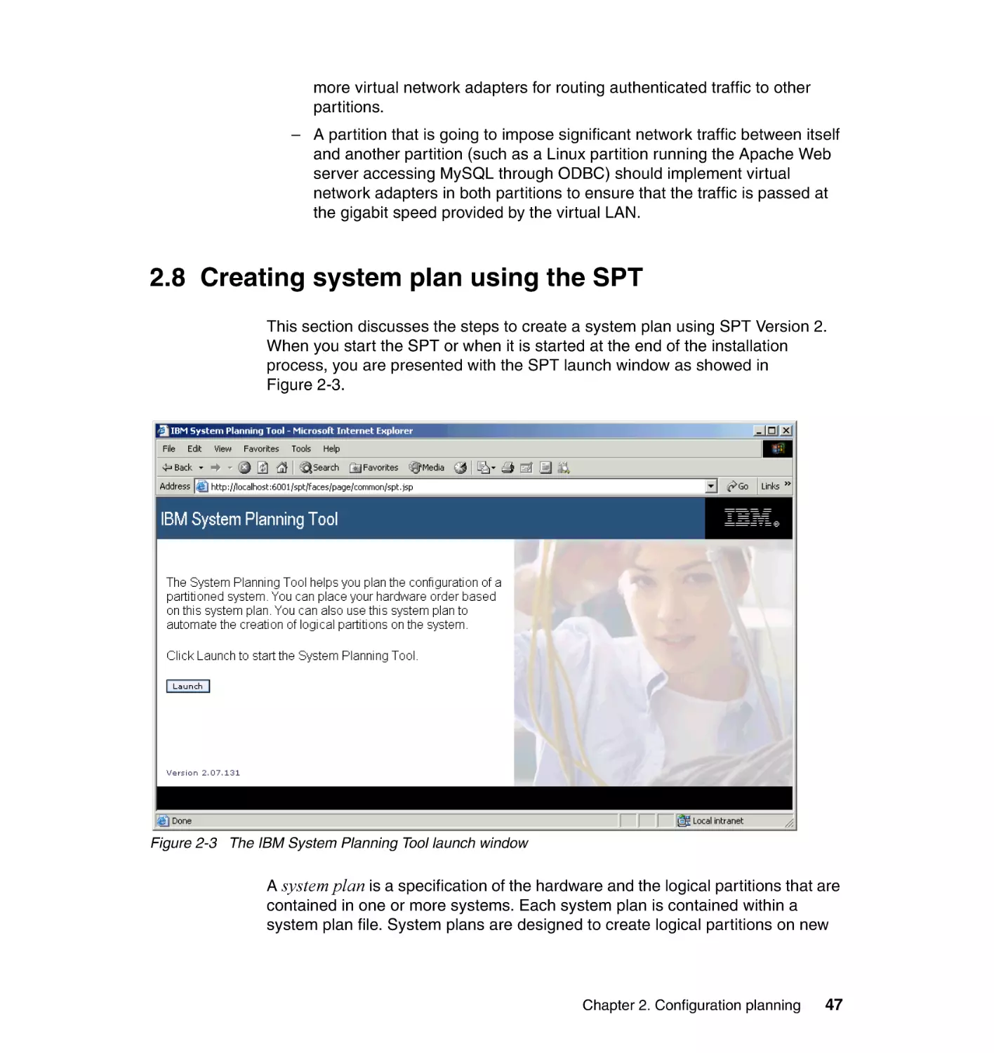 2.8 Creating system plan using the SPT