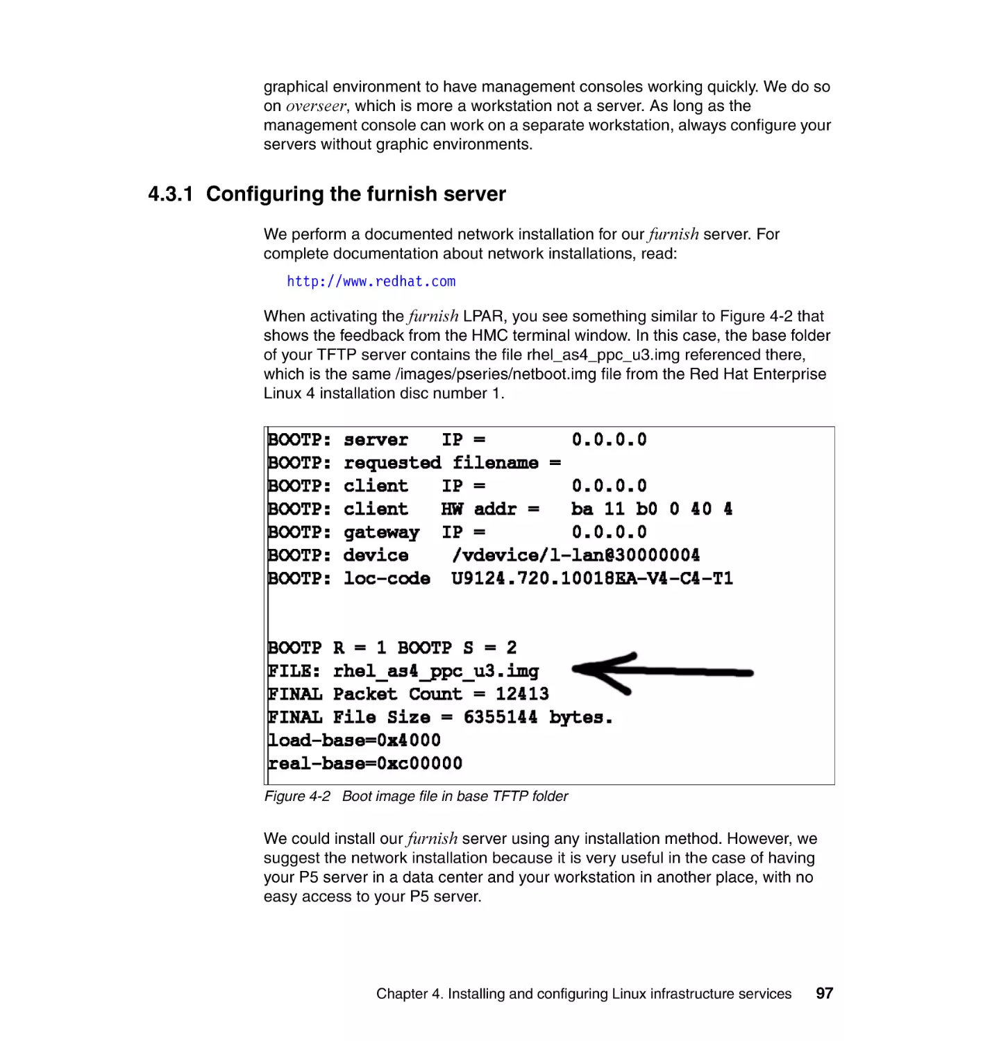 4.3.1 Configuring the furnish server