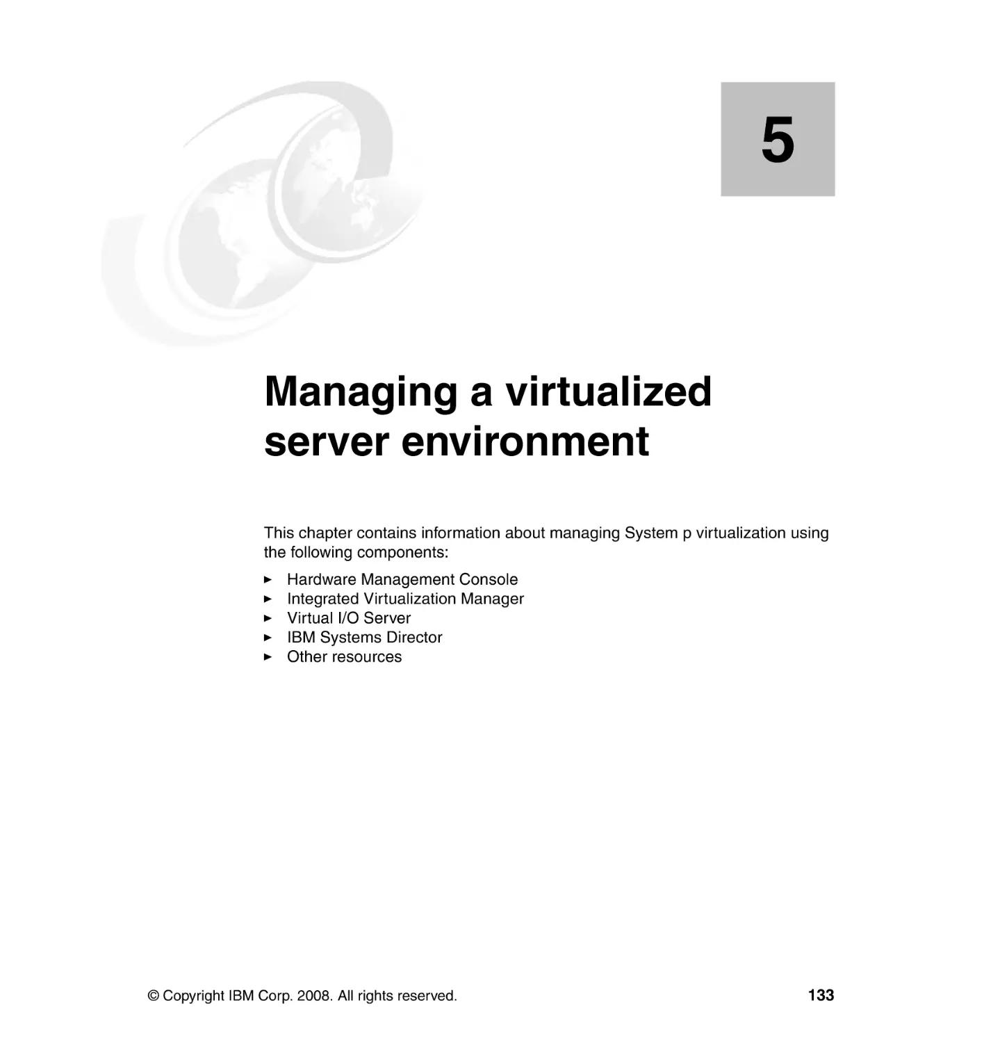 Chapter 5. Managing a virtualized server environment