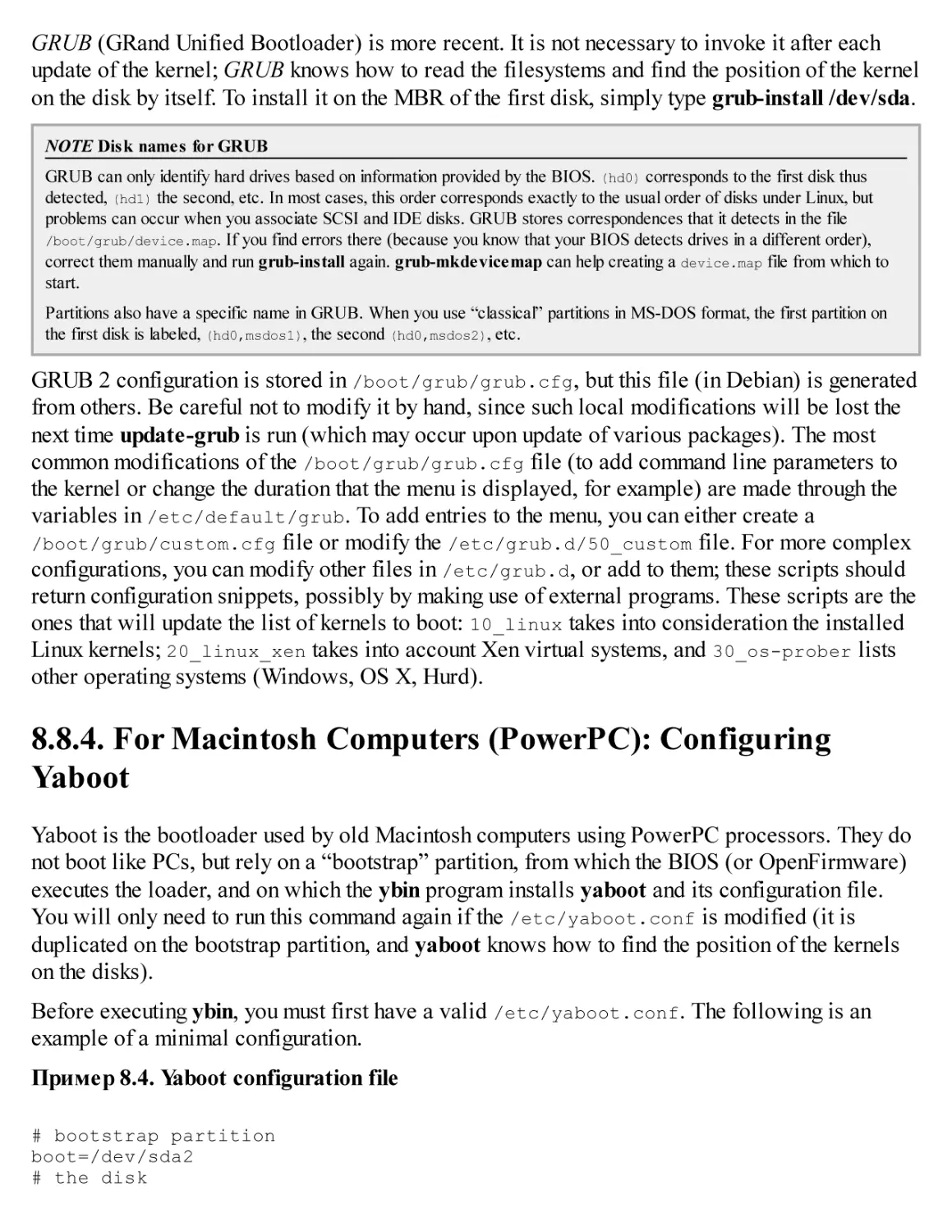 8.8.4. For Macintosh Computers (PowerPC)