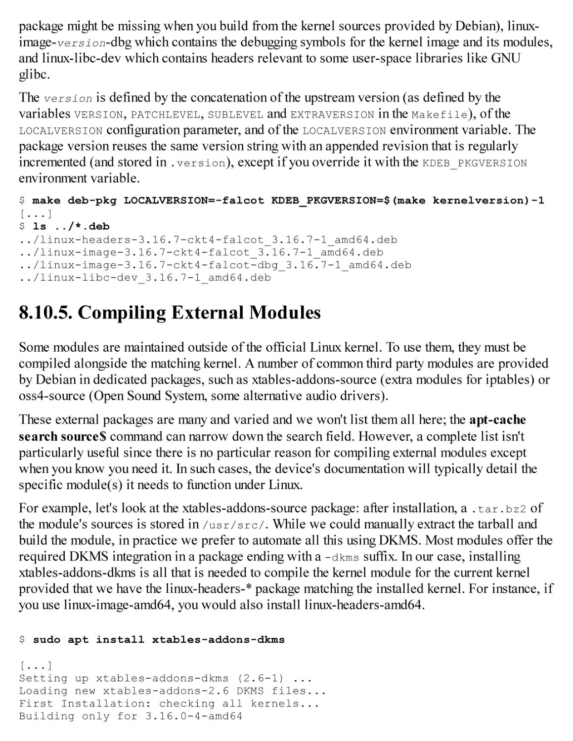 8.10.5. Compiling External Modules