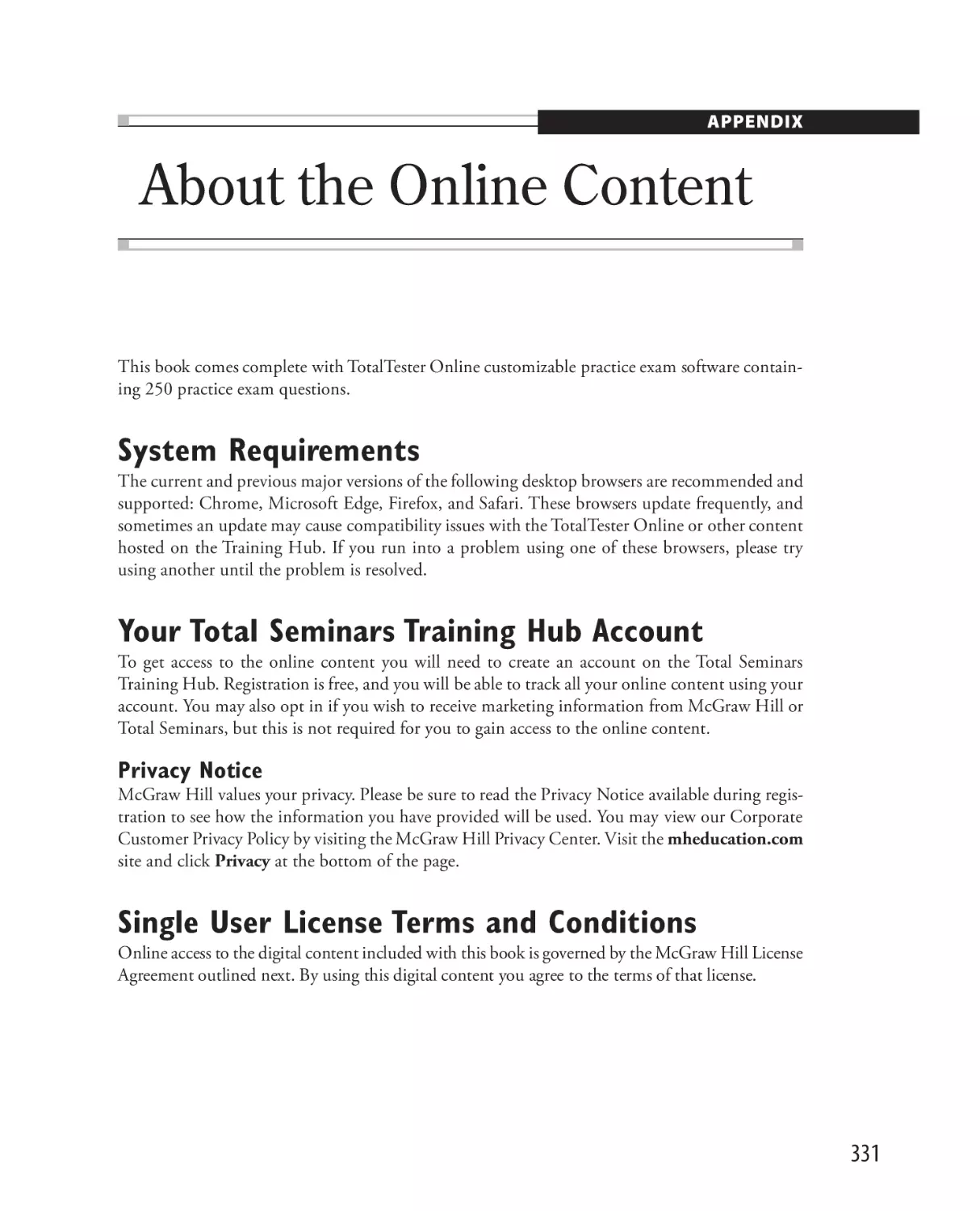 About the Online Content