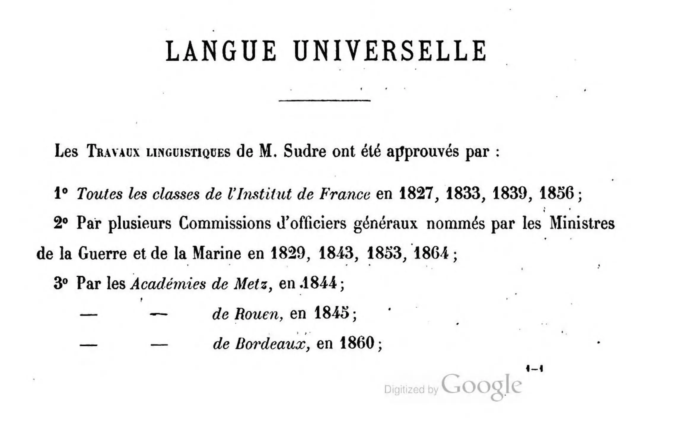 Langue universelle