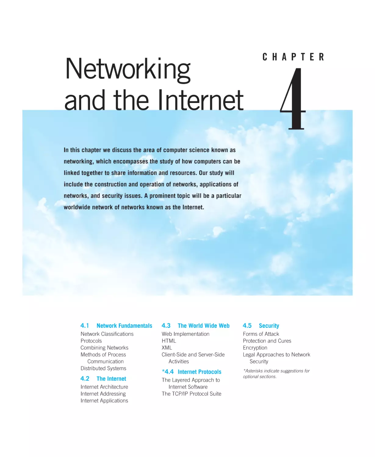 Chapter 4 Networking and the Internet