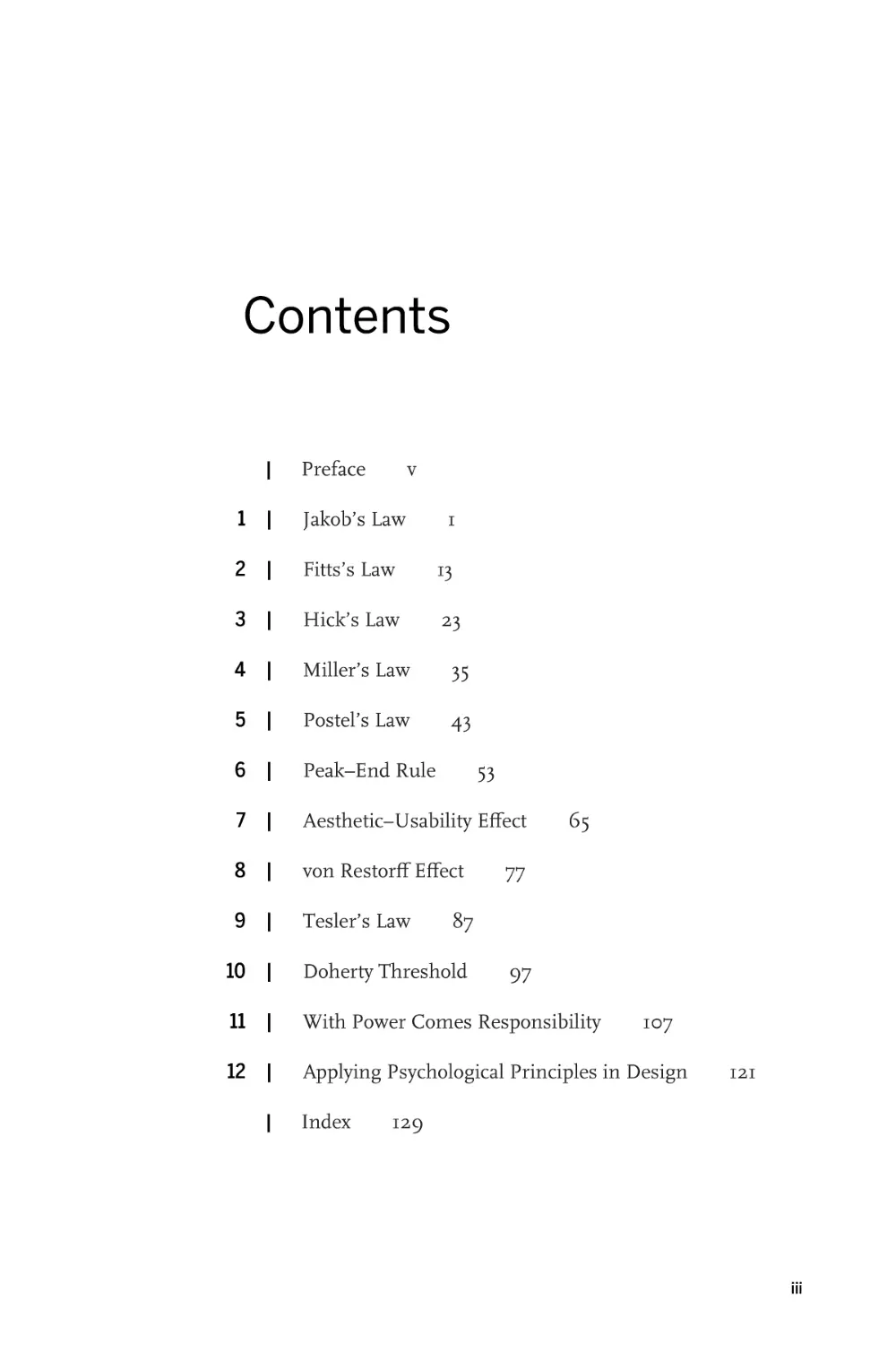 Table of Contents