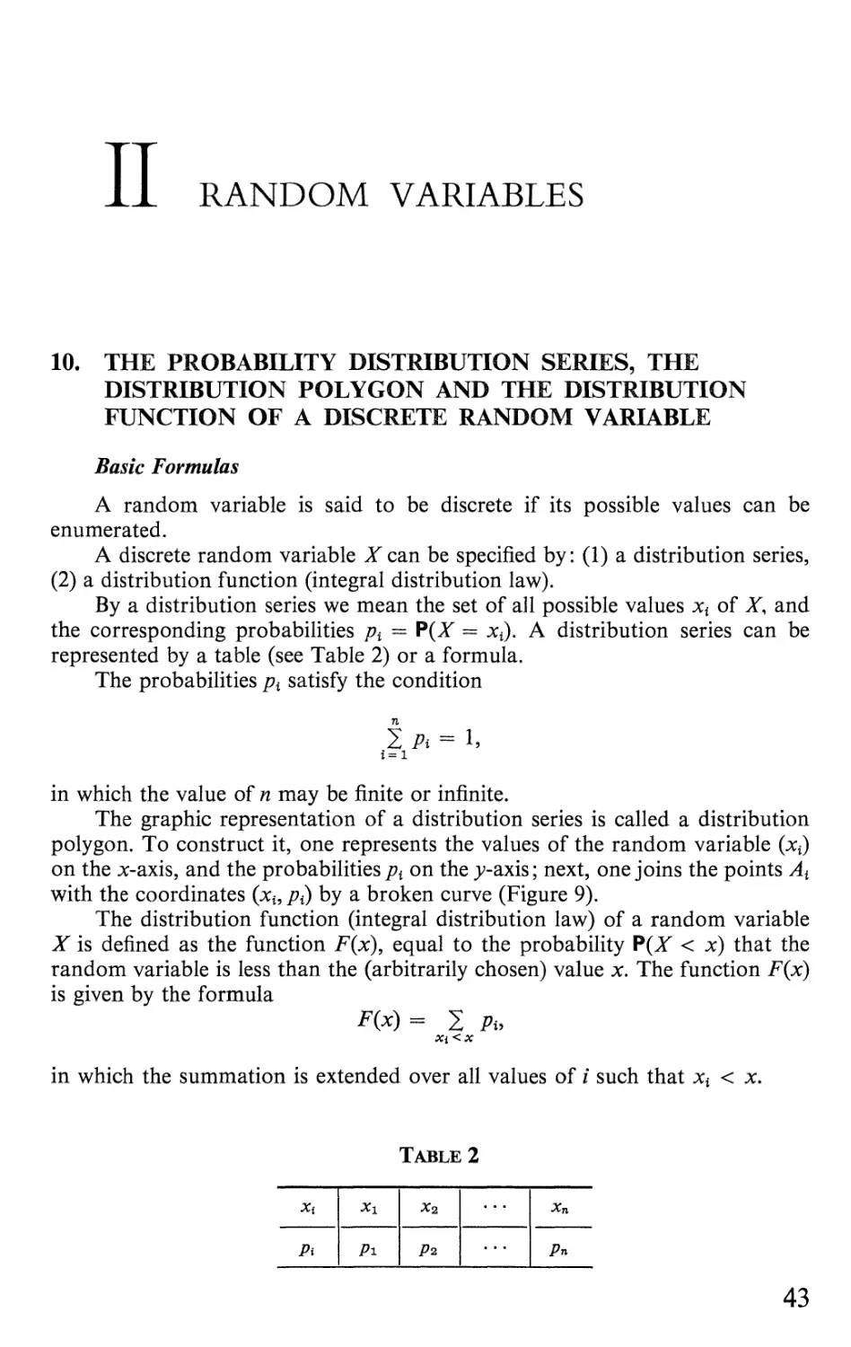 12 Numerical Characteristics of Discrete Random Variables 54