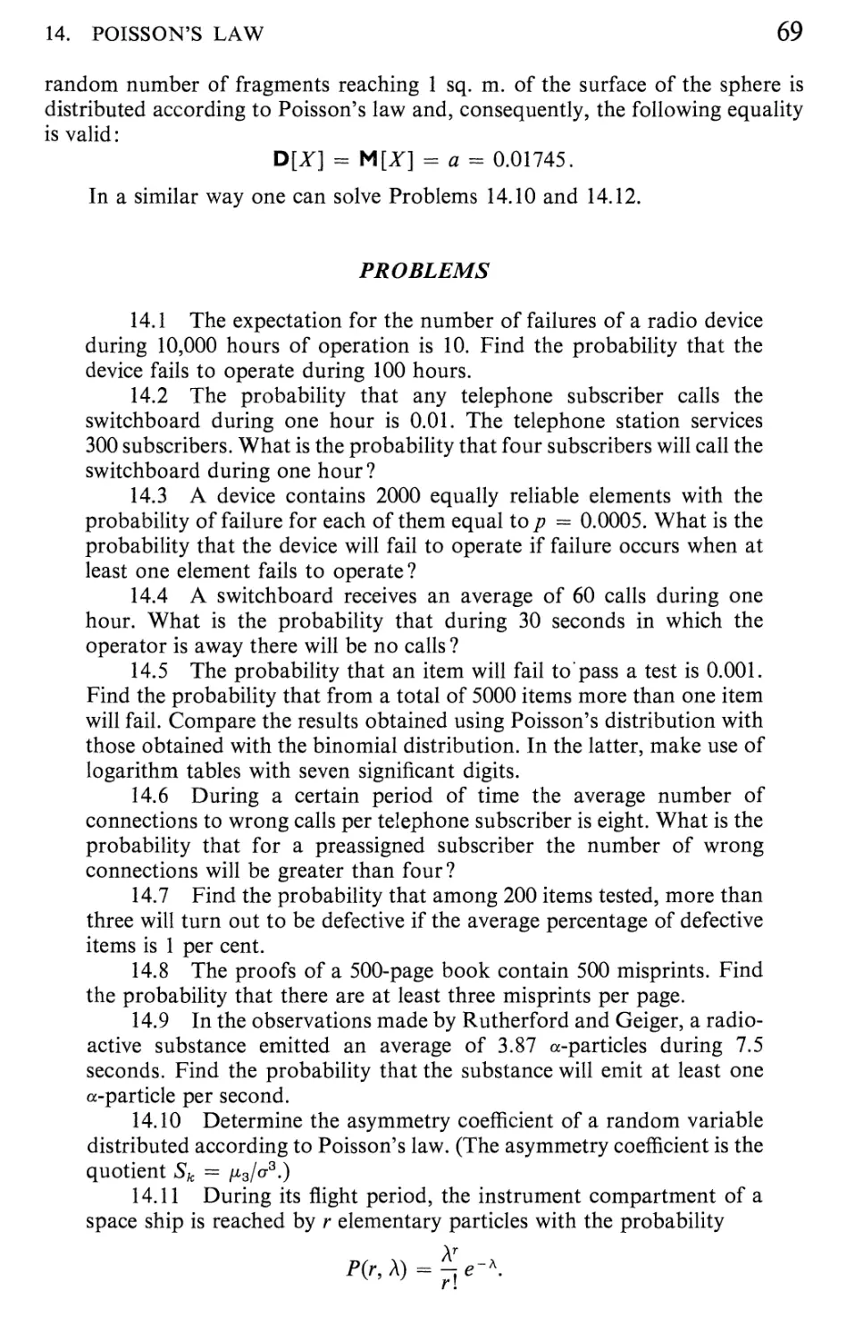 17 The Computation of the Total Probability and the Probability Density in Terms of Conditional Probability 80