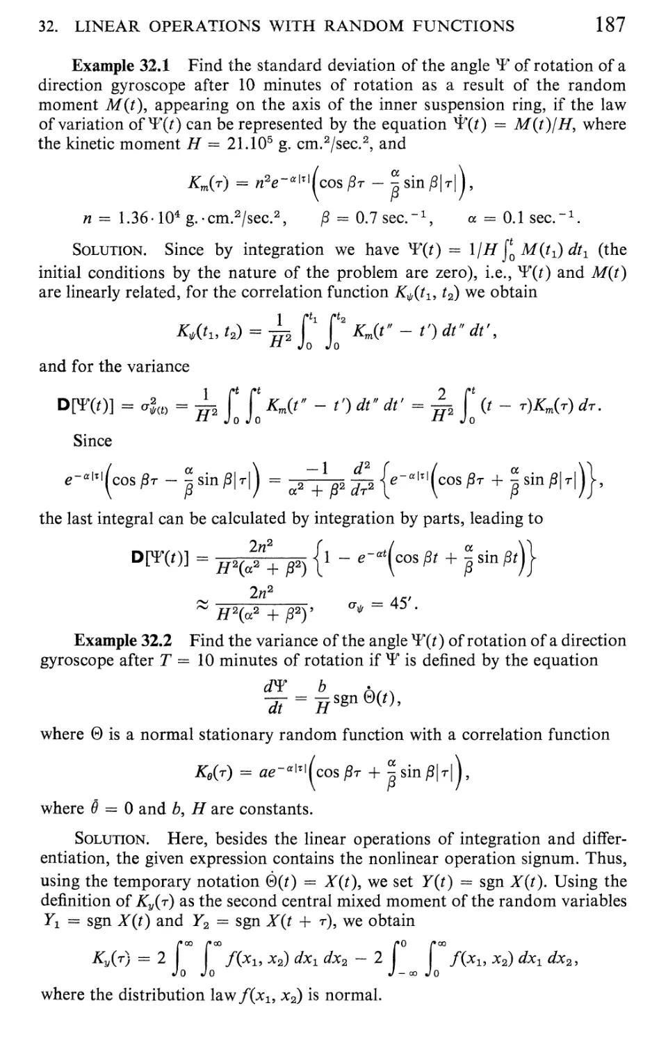 34 Spectral Decomposition of Stationary Random Functions 198