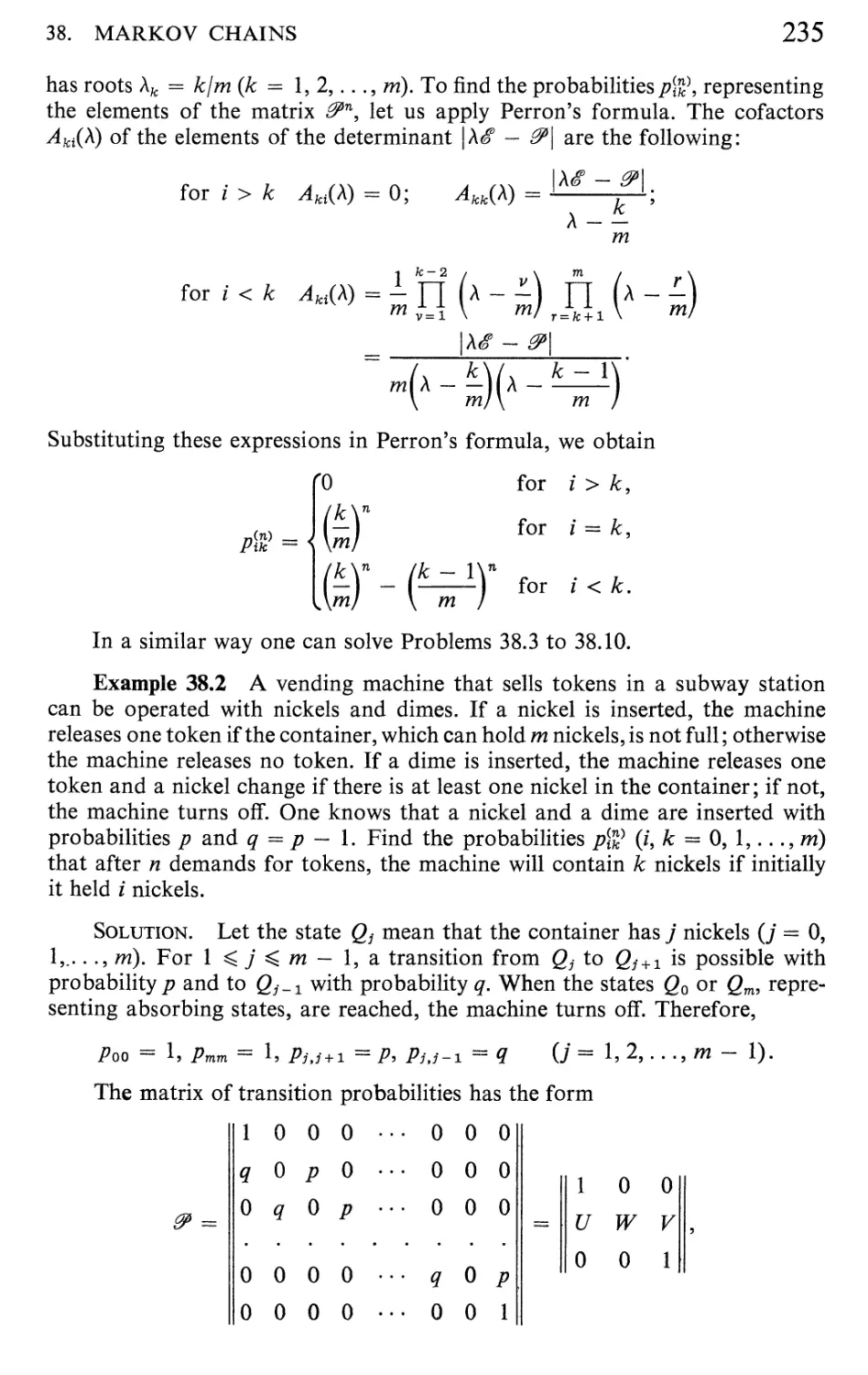 39 The Markov Processes with a Discrete Number of States 246