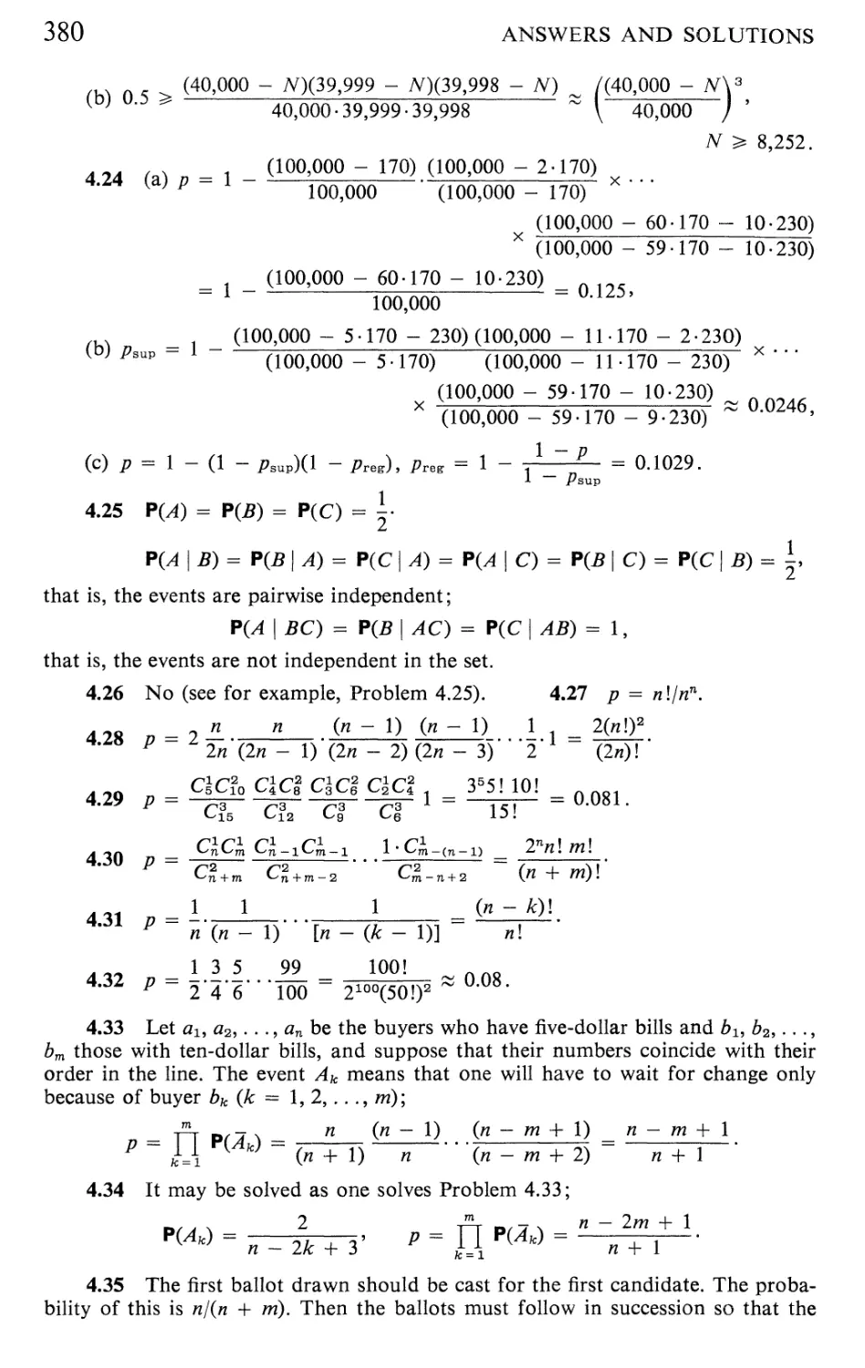 II Random Variables 391