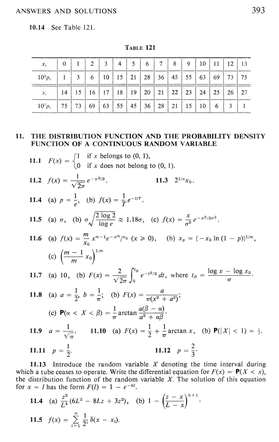 20 Distribution Laws of Subsystems of Continuous Random Variables and Conditional Distribution Laws 404