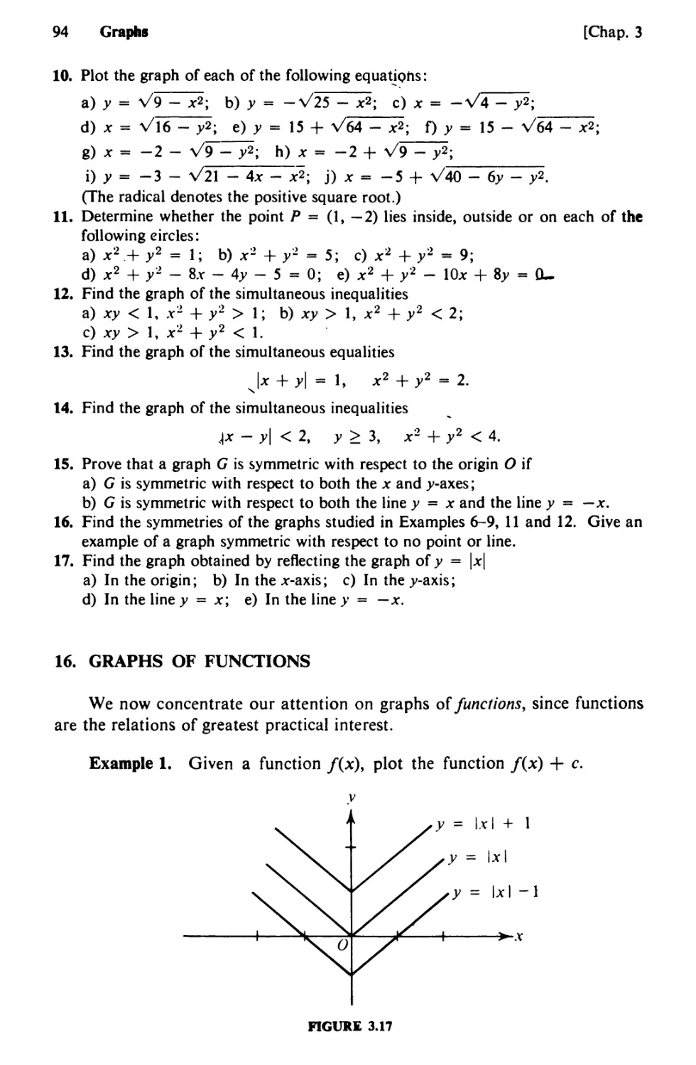 16. Graphs of Functions