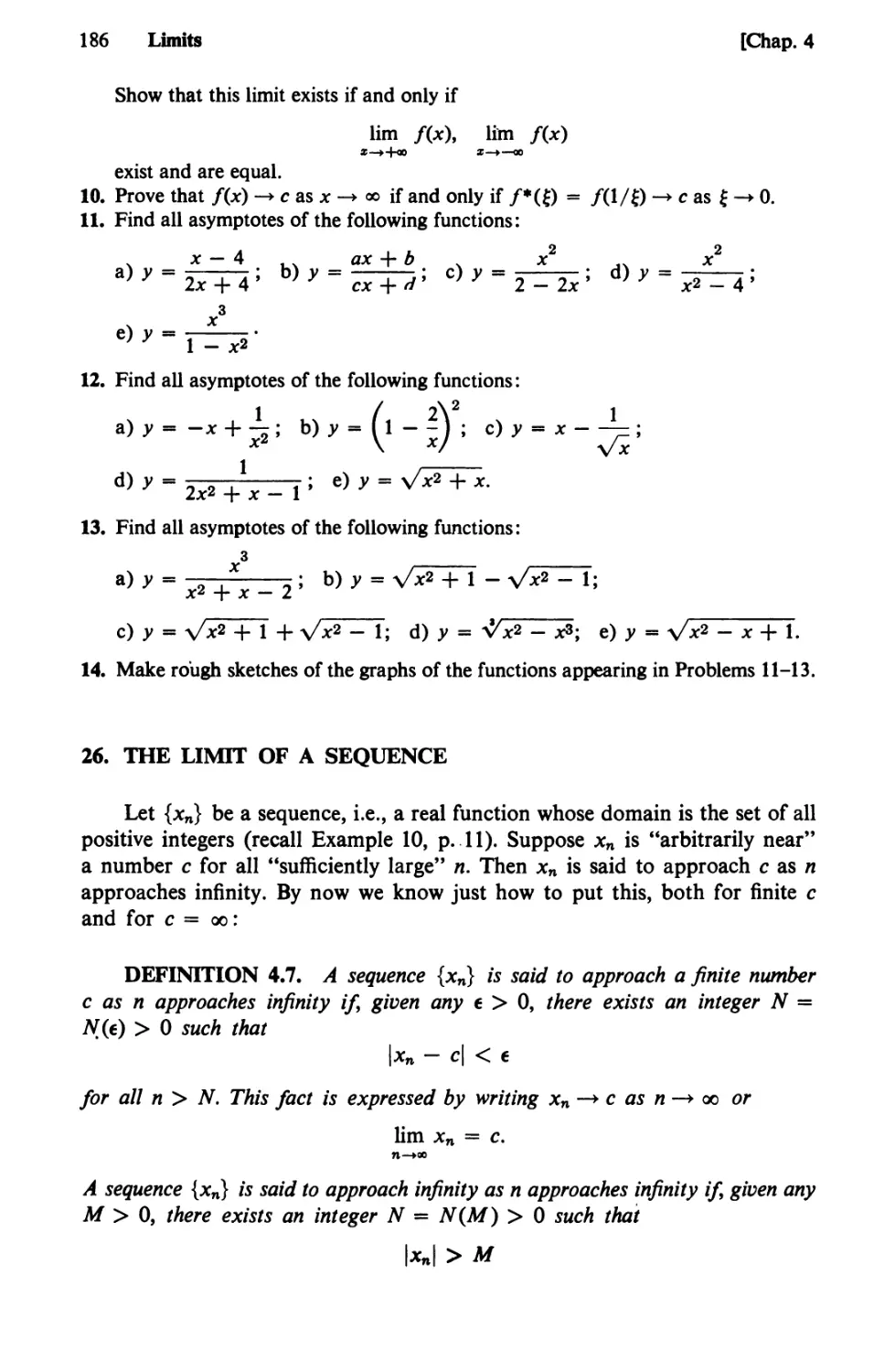 26. The Limit of a Sequence