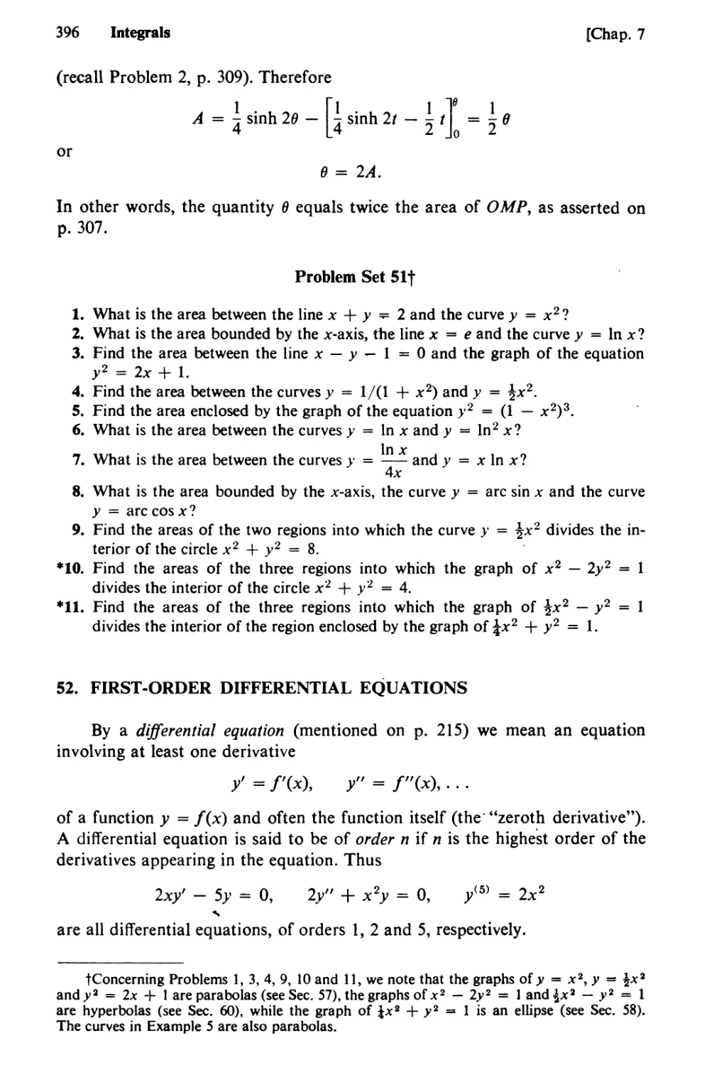 52. First-Order Differential Equations