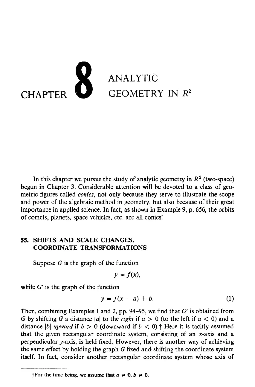 CHAPTER 8 ANALYTIC GEOMETRY IN R^2