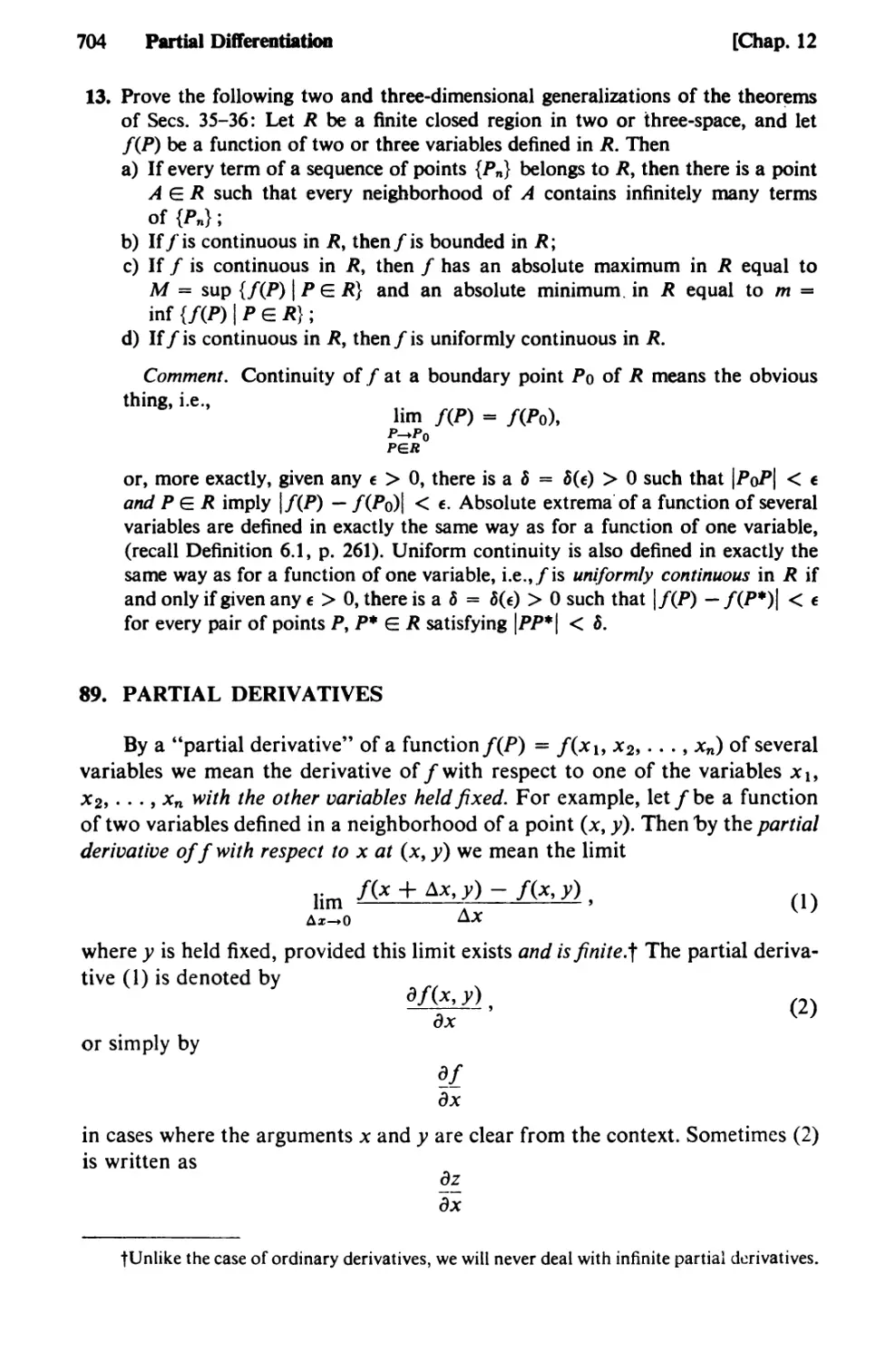 89. Partial Derivatives