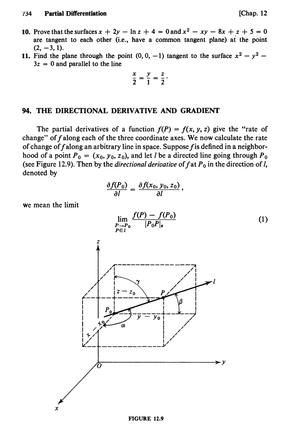 94. The Directional Derivative and Gradient