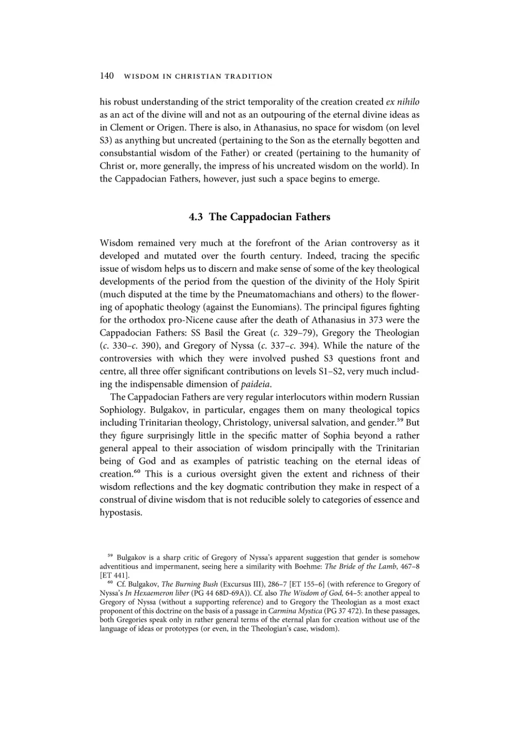 4.3 The Cappadocian Fathers
