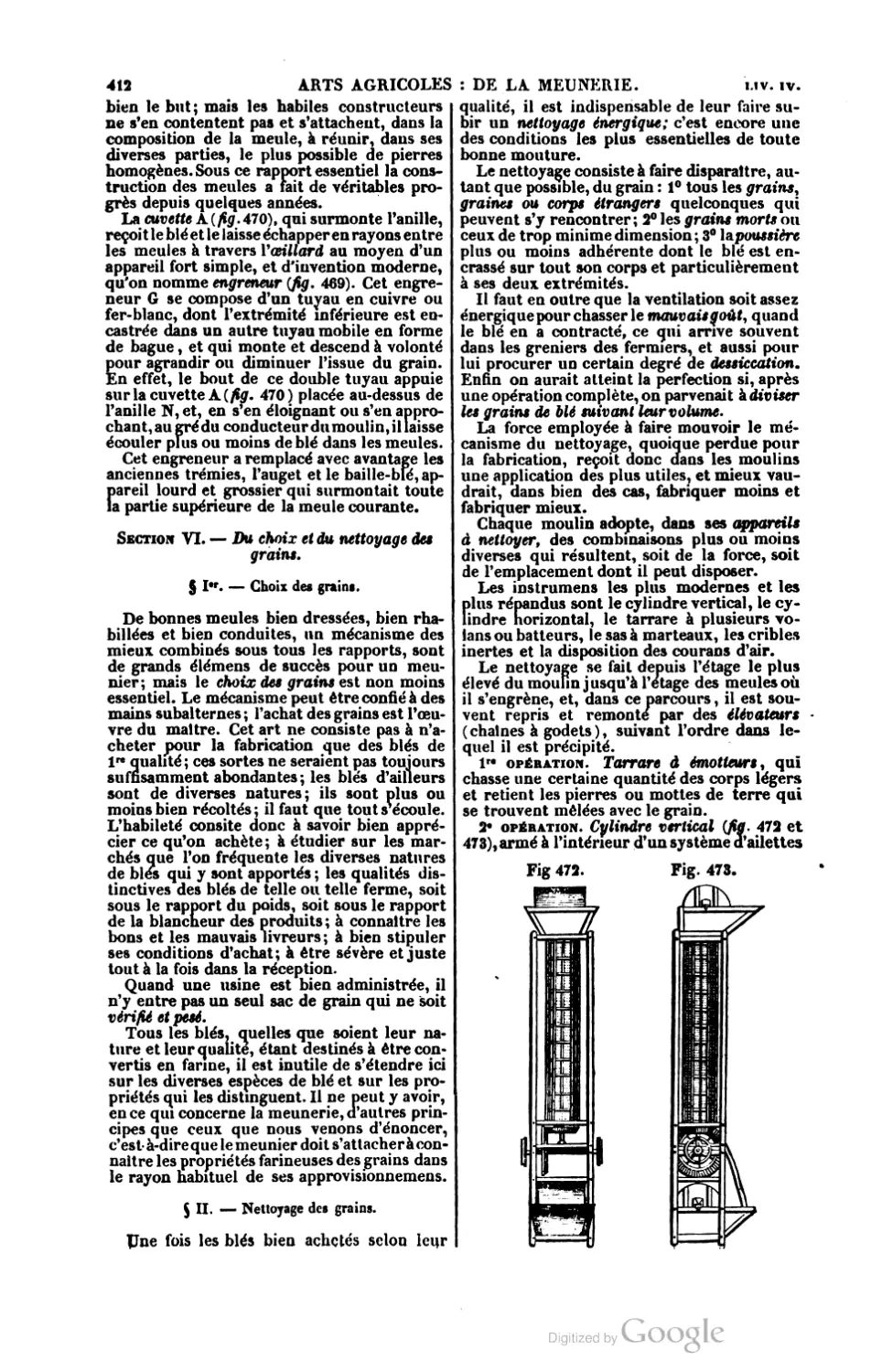 S ter ti Duch ix et du nettoyage des grains