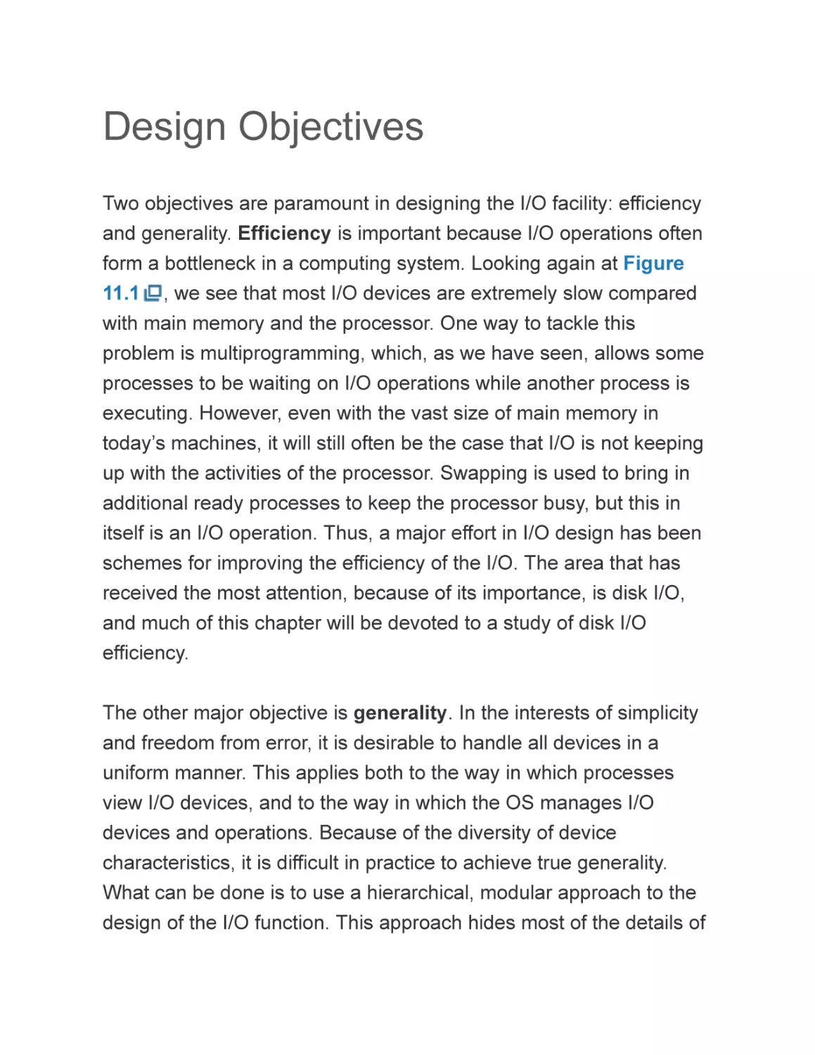 Design Objectives