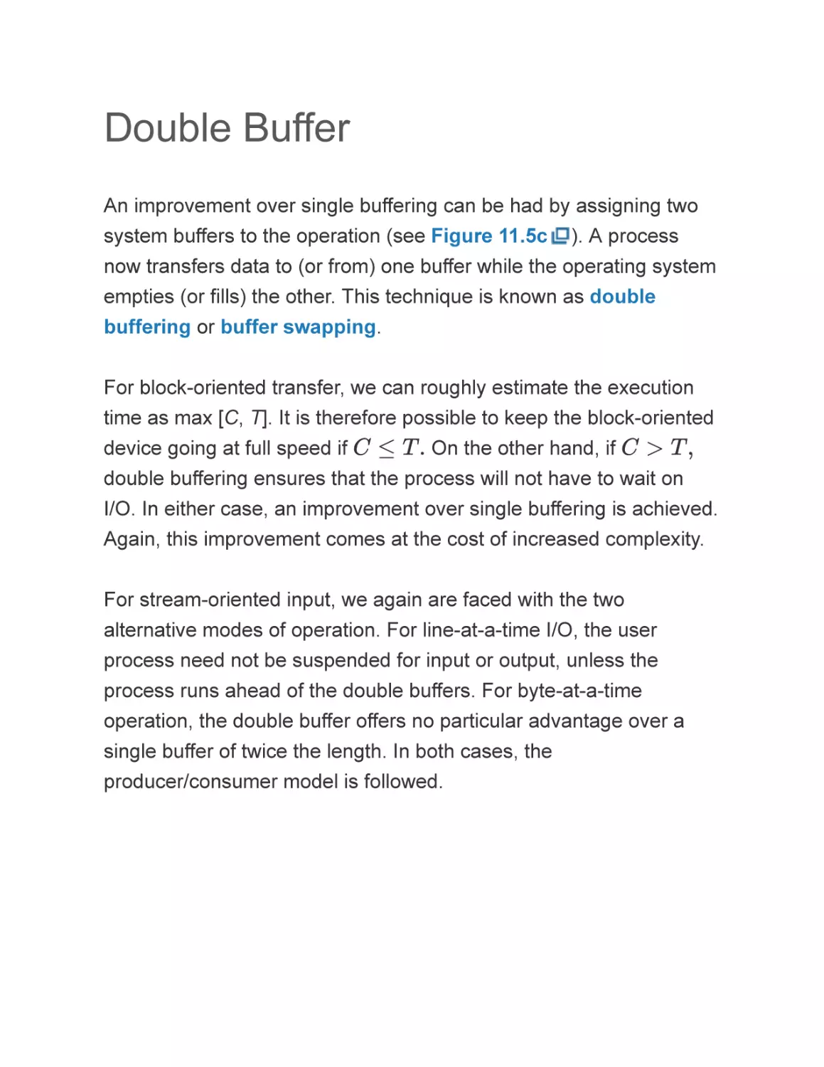 Double Buffer