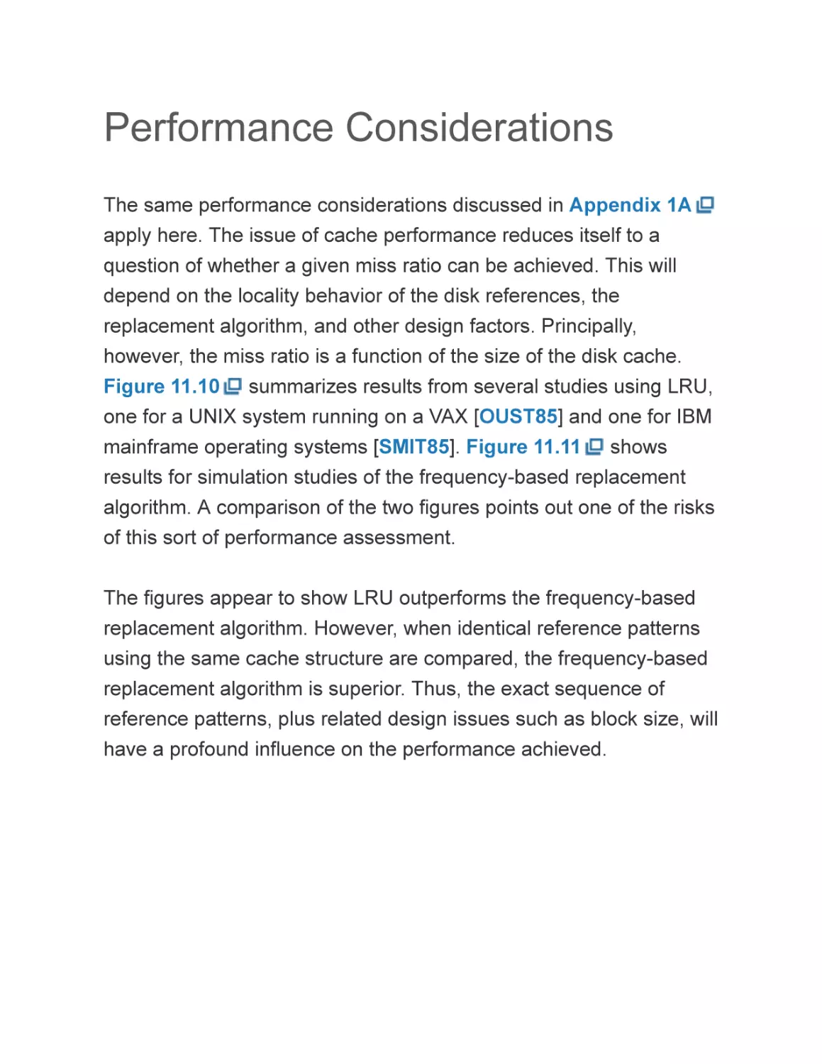 Performance Considerations