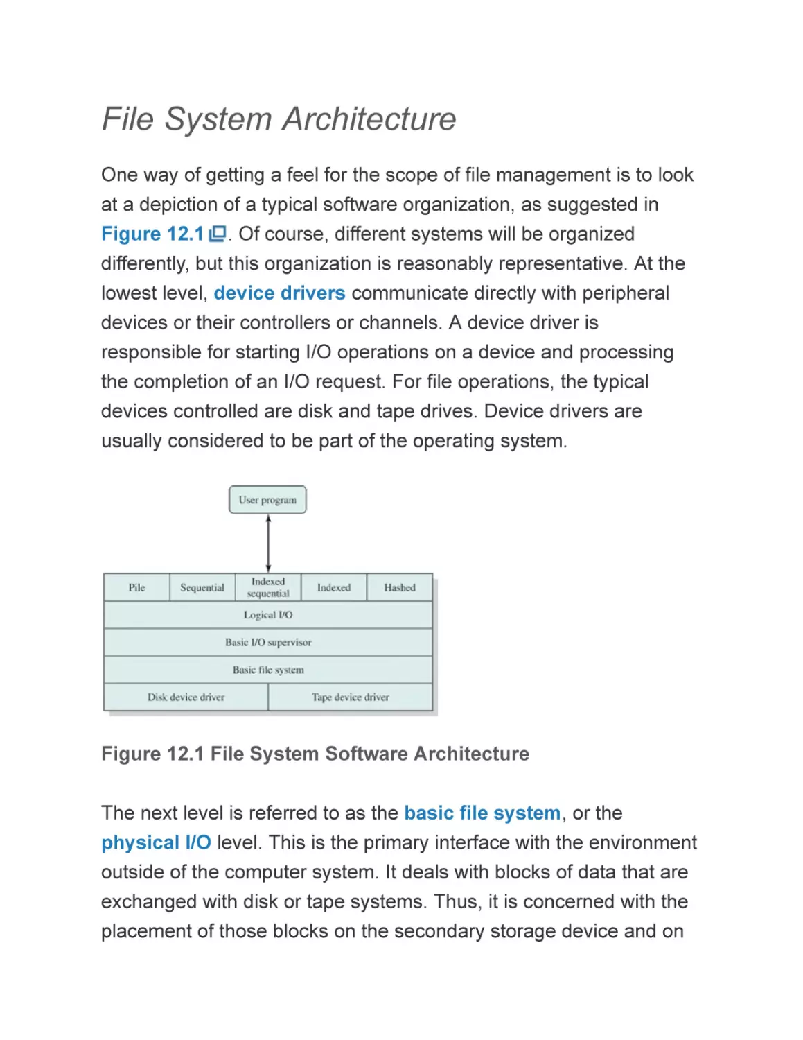 File System Architecture